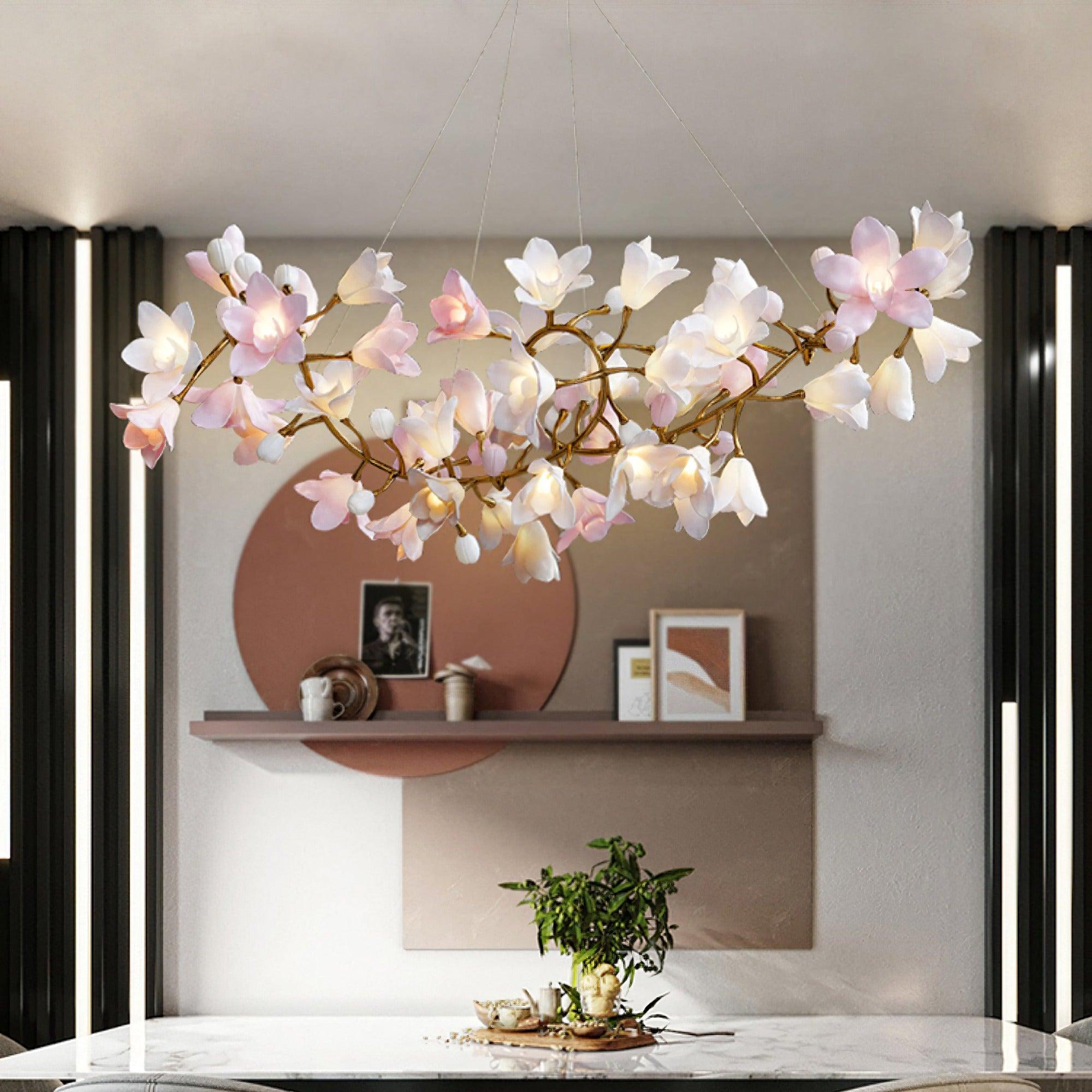 Circular Blossom Chandelier - Letslighting
