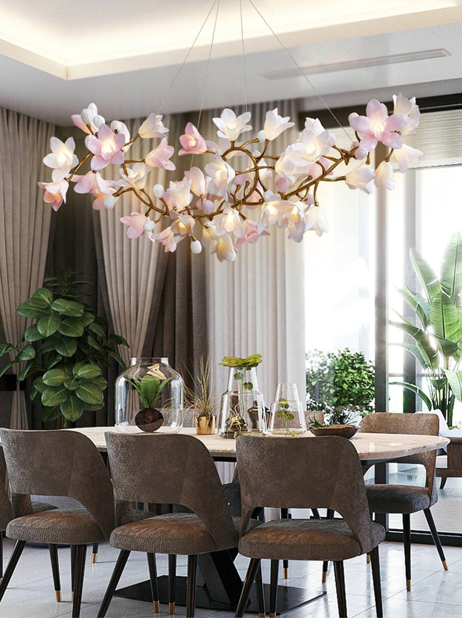 Circular Blossom Chandelier - Letslighting