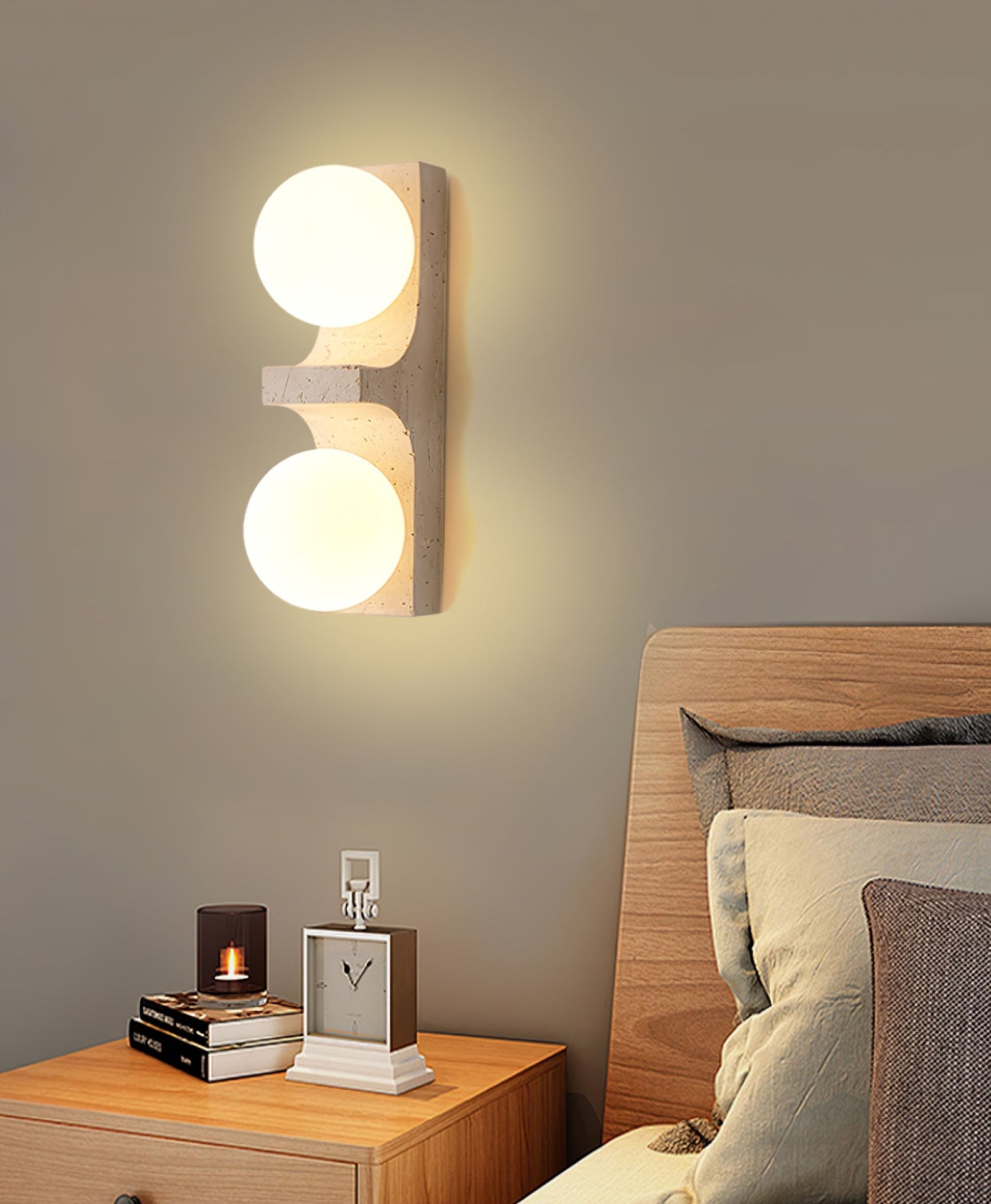 Umiren Travertine Wall Light - Letslighting