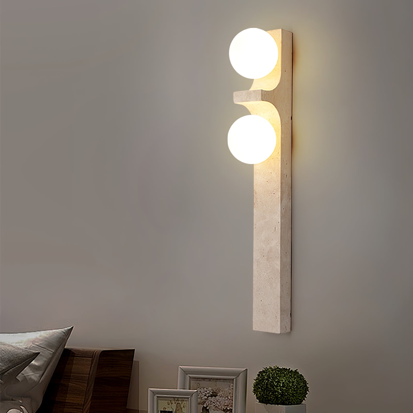 Umiren Travertine Wall Light - Letslighting