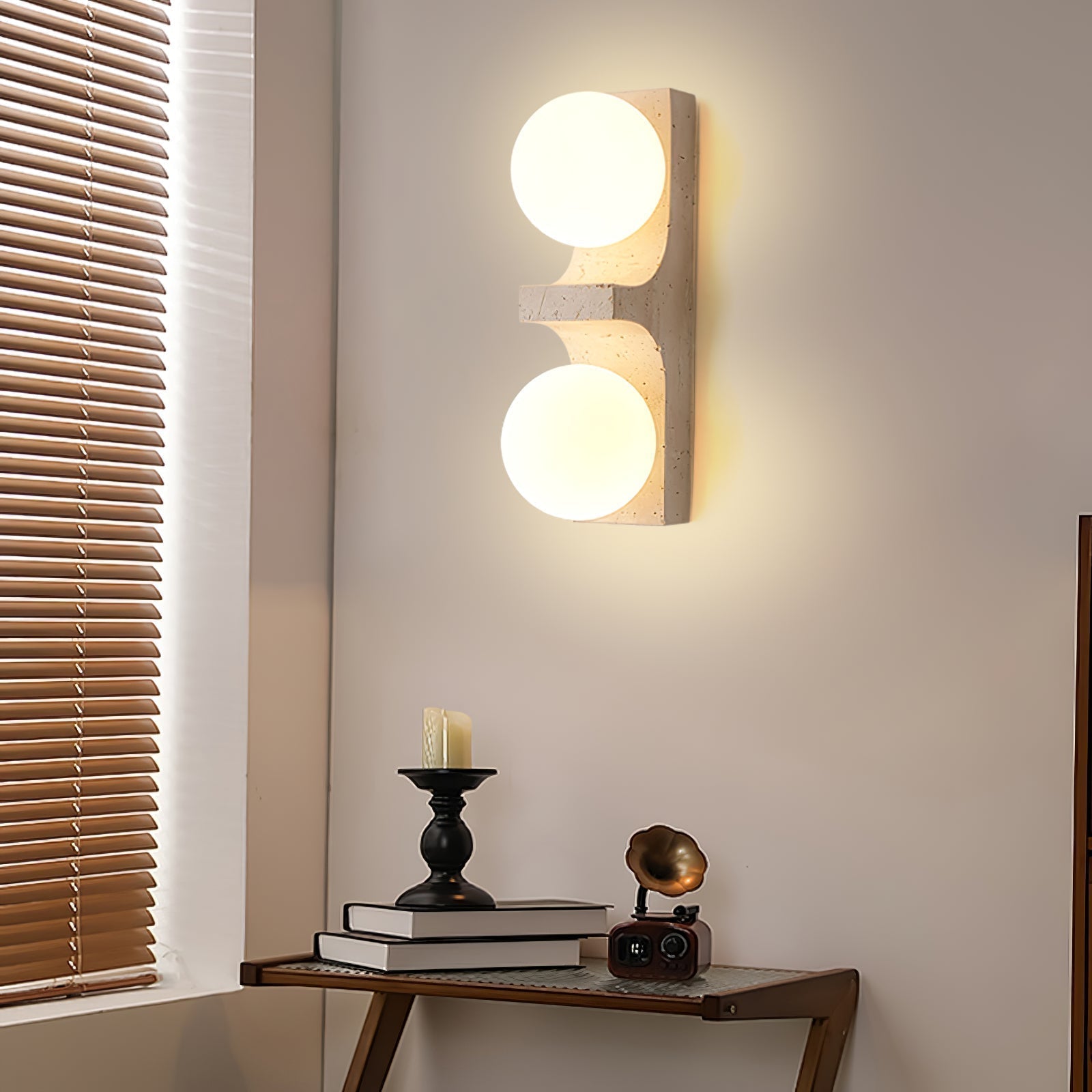 Umiren Travertine Wall Light - Letslighting