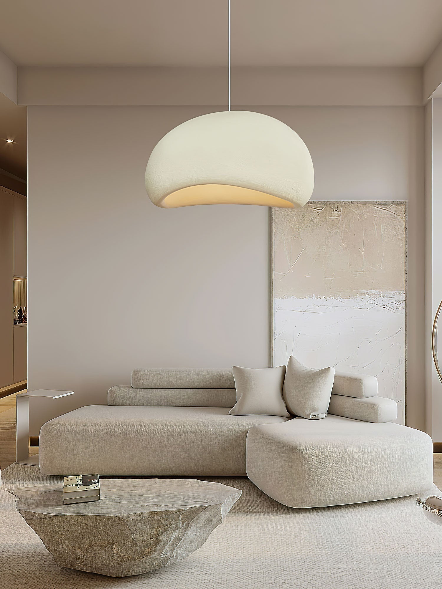 Ivinan Minimalist Cloud Style B Metal Pendant Light - Letslighting