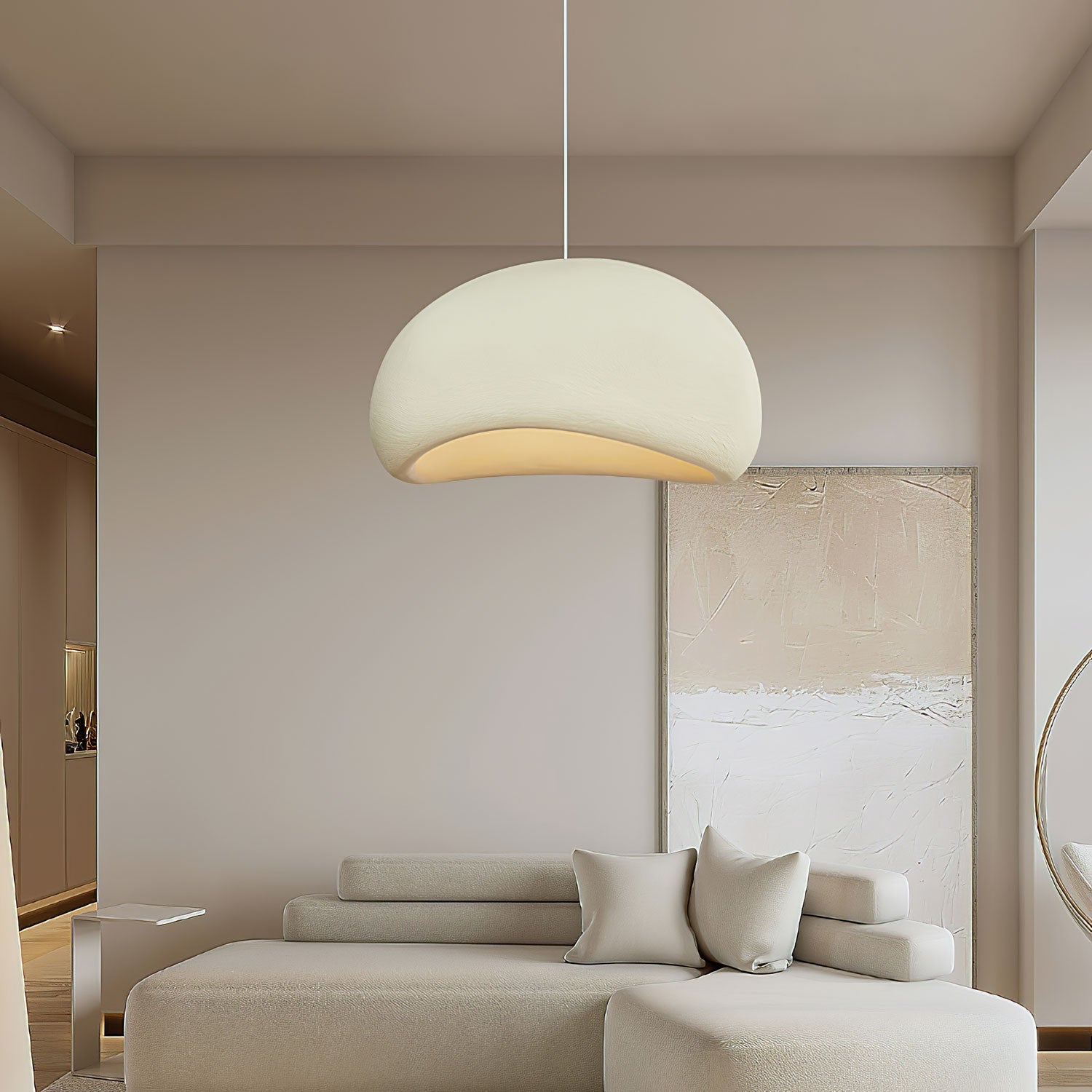 Ivinan Minimalist Cloud Style B Metal Pendant Light - Letslighting