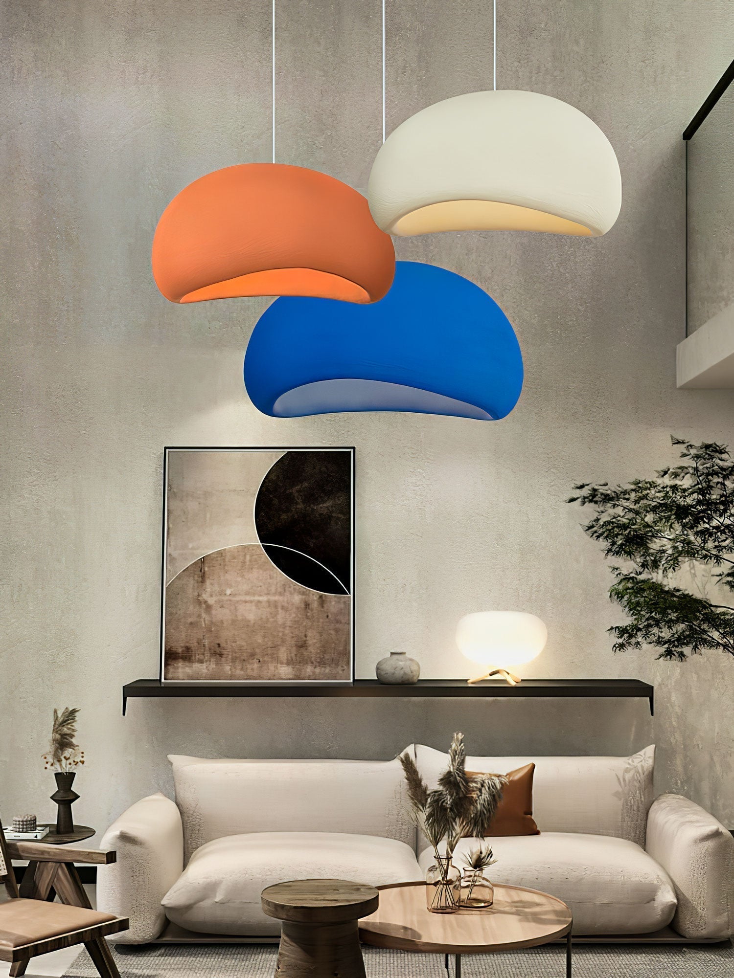 Ivinan Minimalist Cloud Style B Metal Pendant Light - Letslighting
