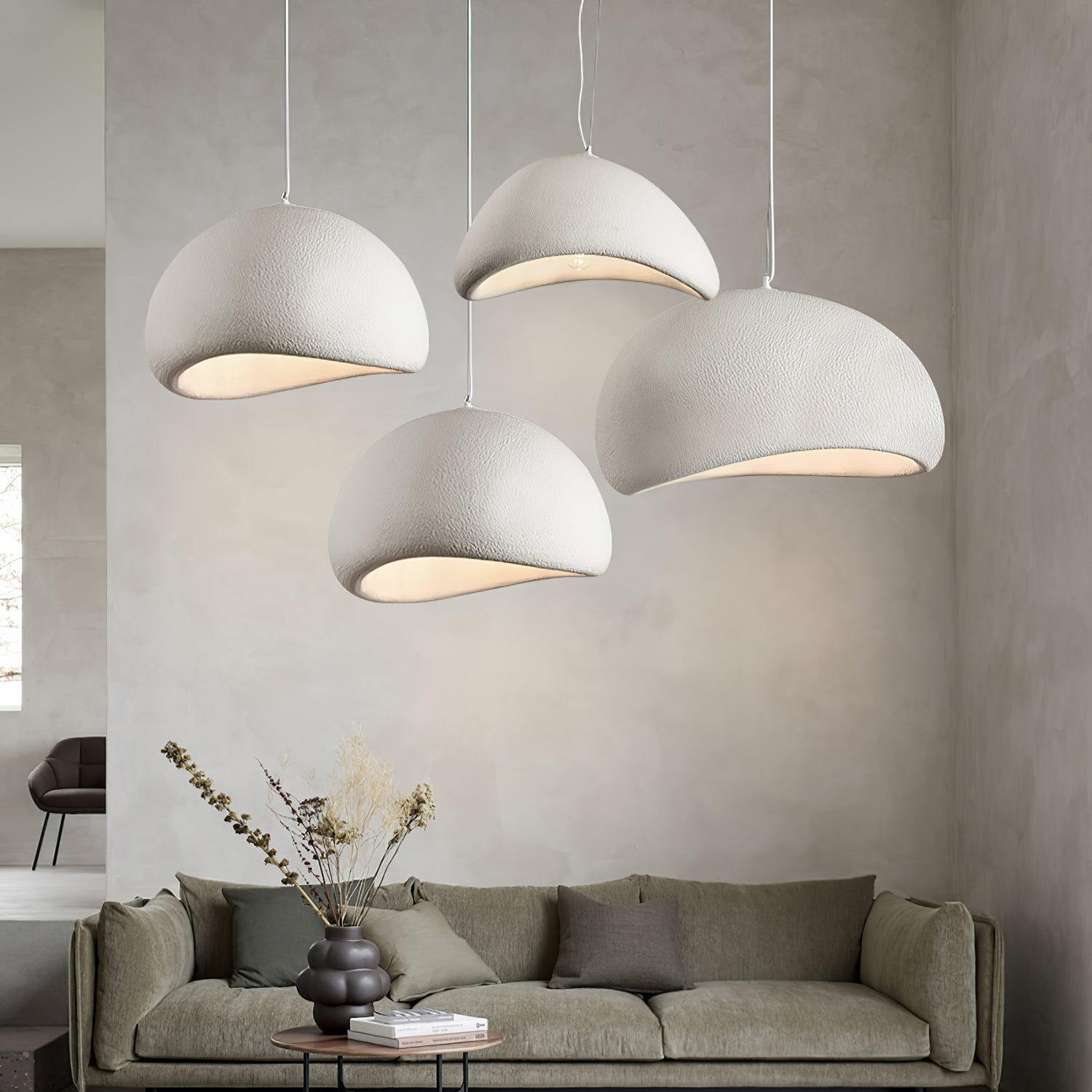 Ivinan Minimalist Cloud Style B Metal Pendant Light - Letslighting