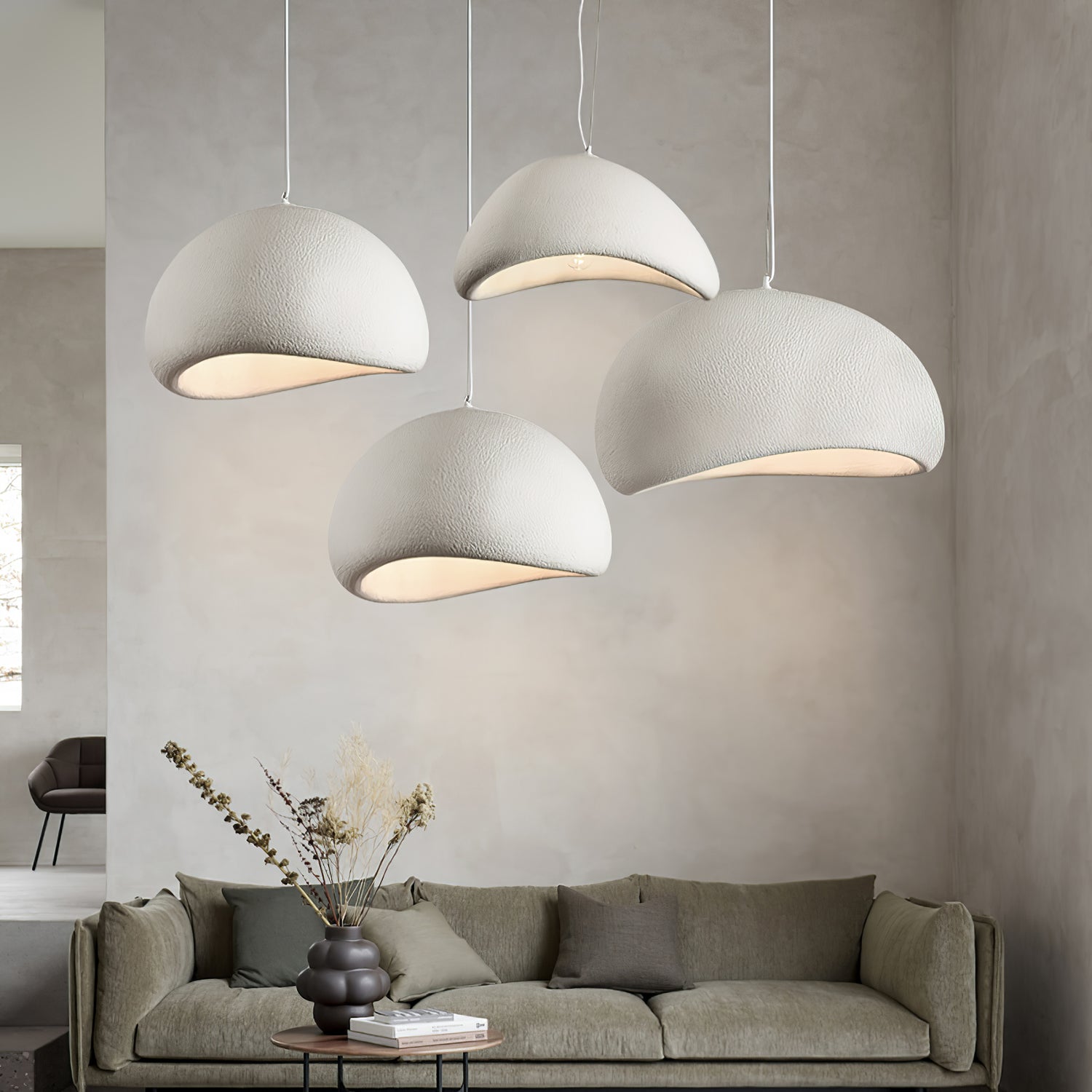 Ivinan Minimalist Cloud Style B Metal Pendant Light - Letslighting