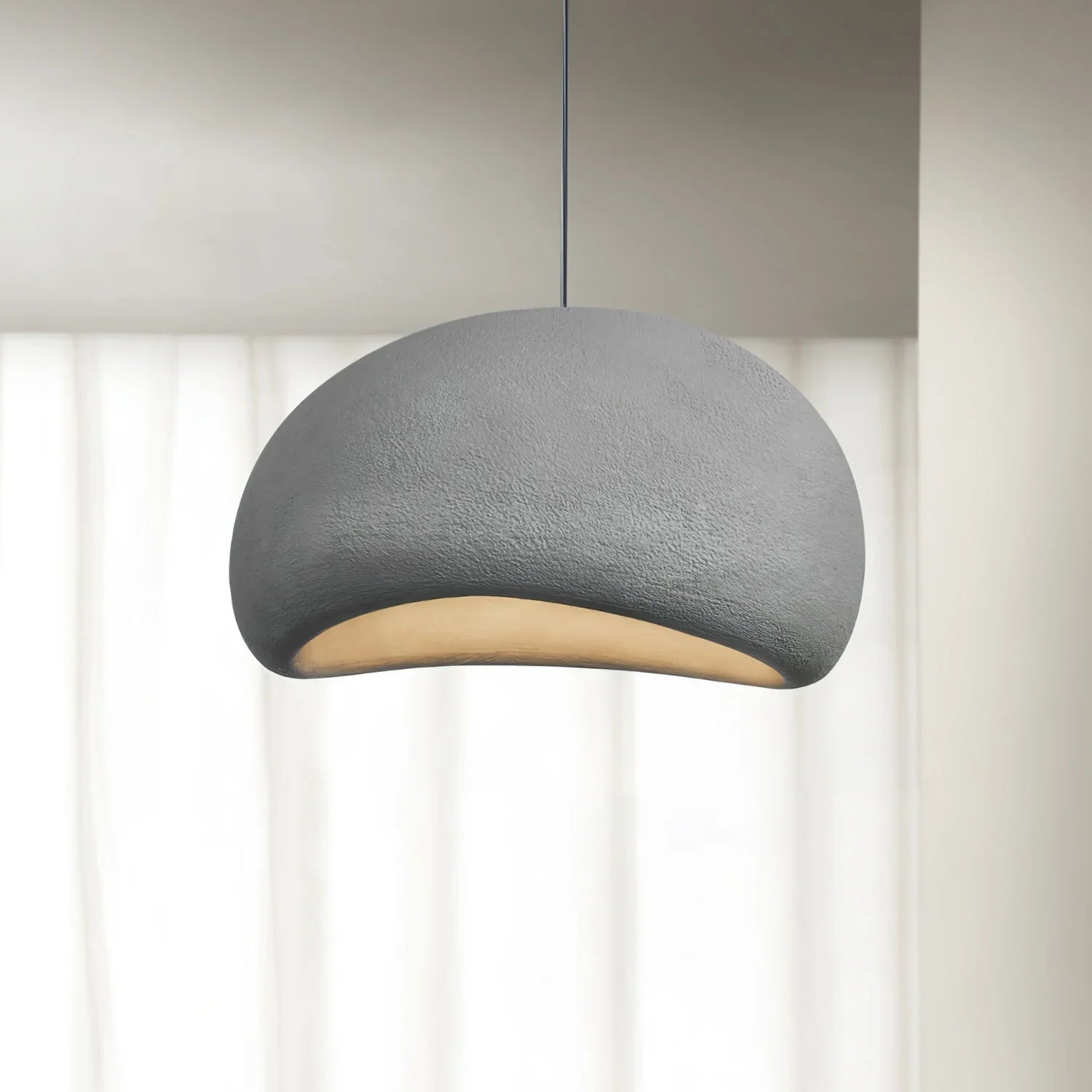 Aria Lámpara Colgante Esférica Estilo Wabi-Sabi Nube