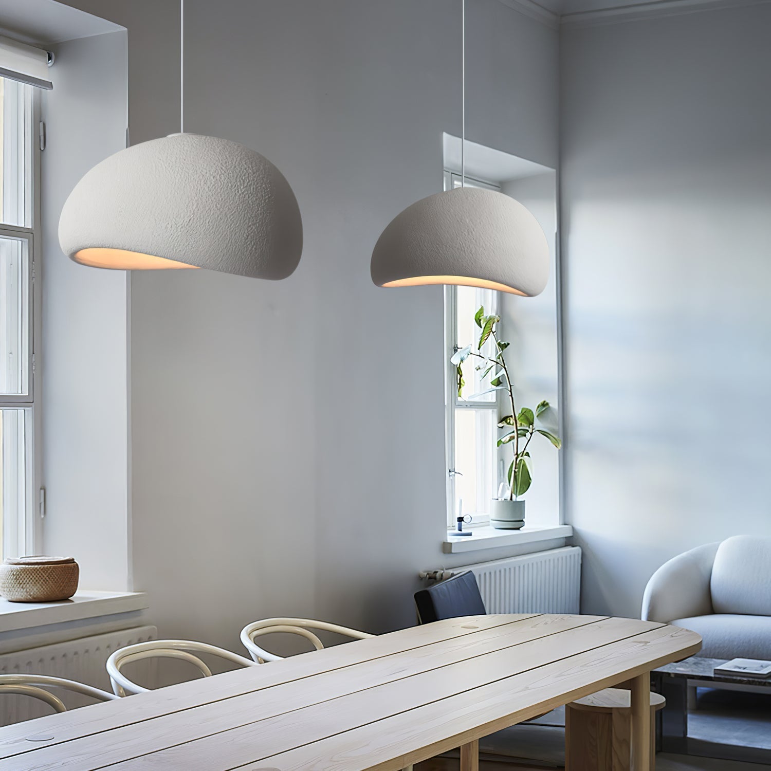 Ivinan Minimalist Cloud Style B Metal Pendant Light - Letslighting