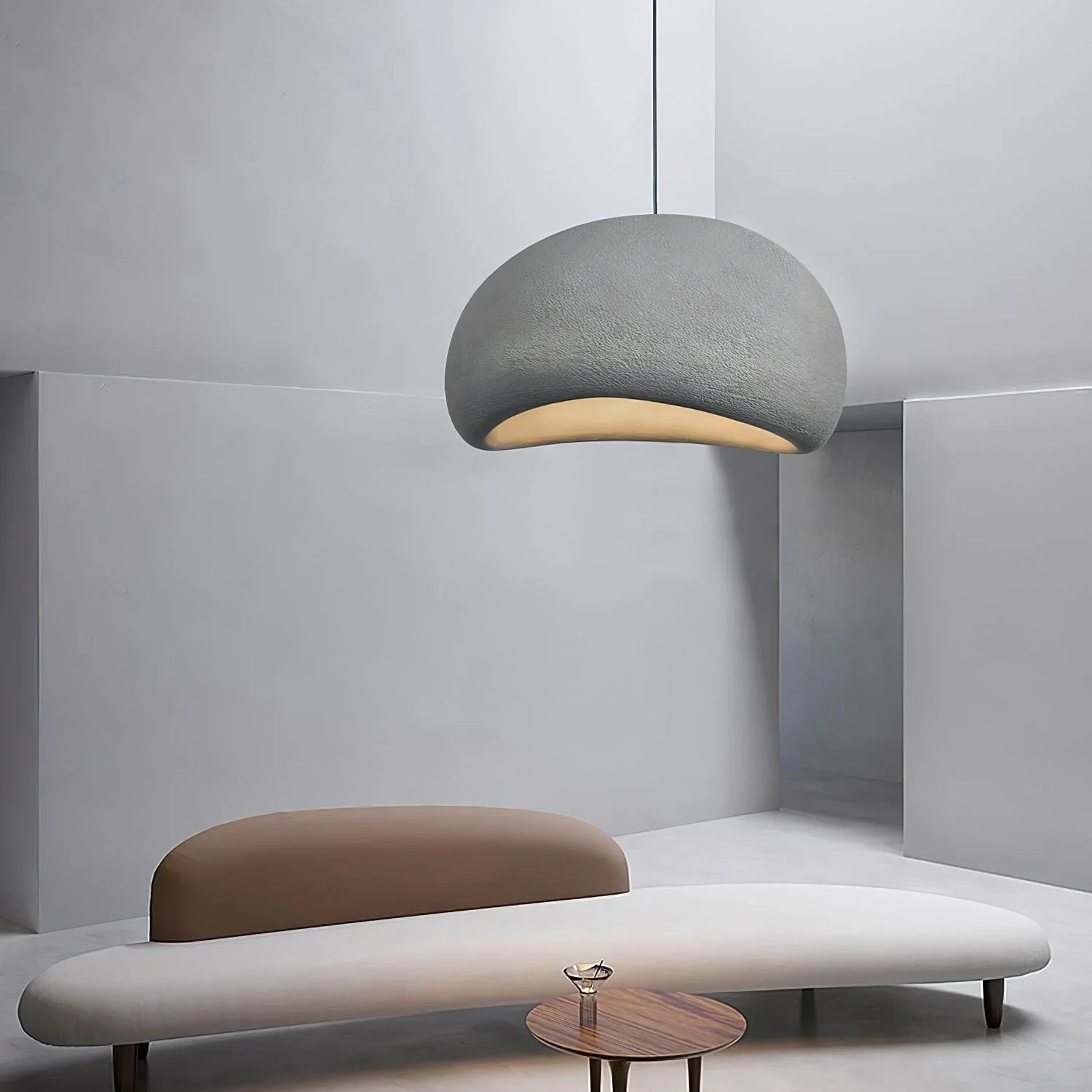 Aria Lámpara Colgante Esférica Estilo Wabi-Sabi Nube