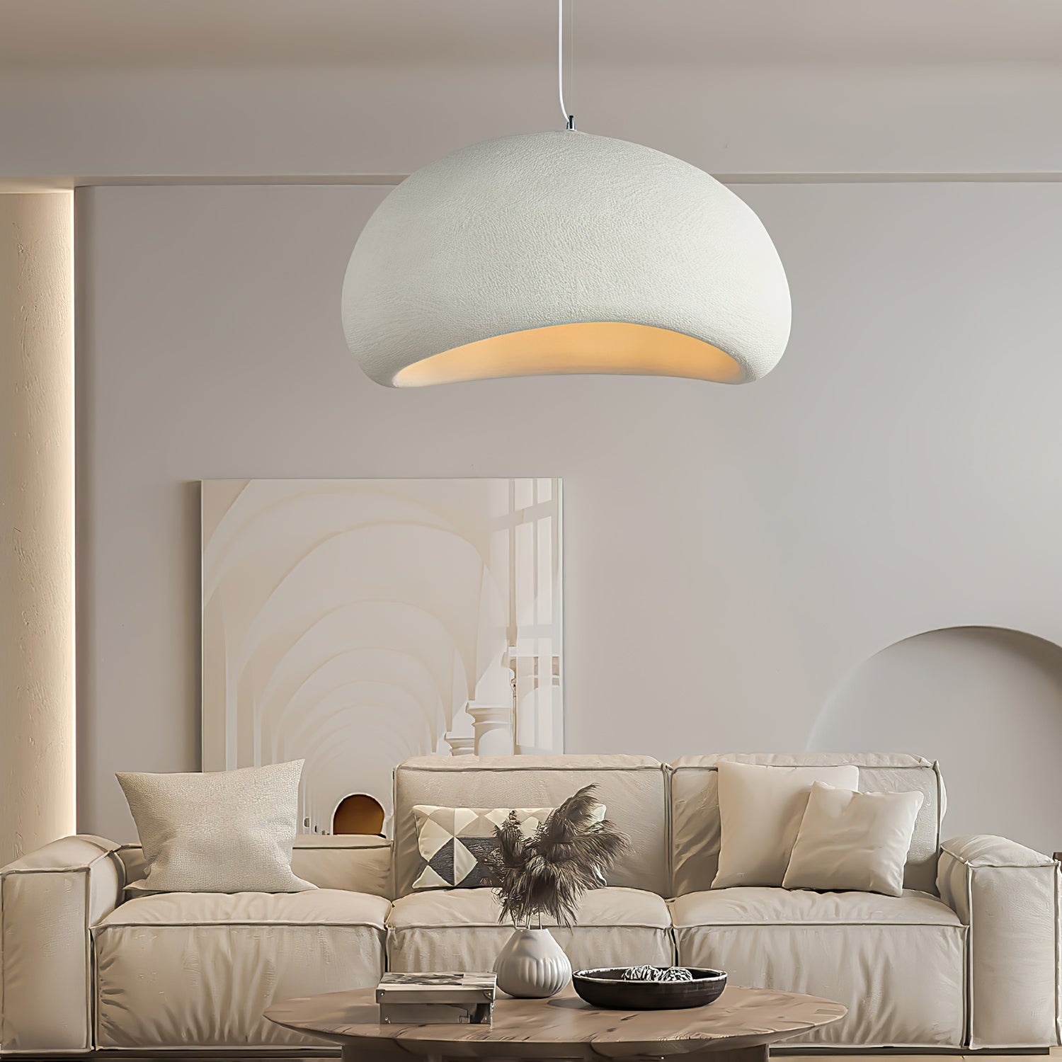 Ivinan Minimalist Cloud Style B Metal Pendant Light - Letslighting