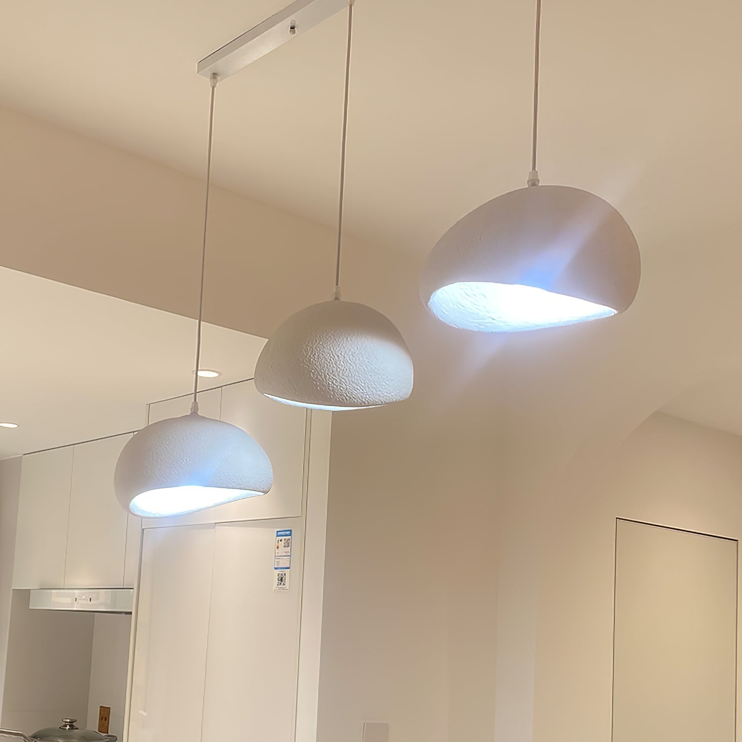 Ivinan Minimalist Cloud Style B Metal Pendant Light - Letslighting