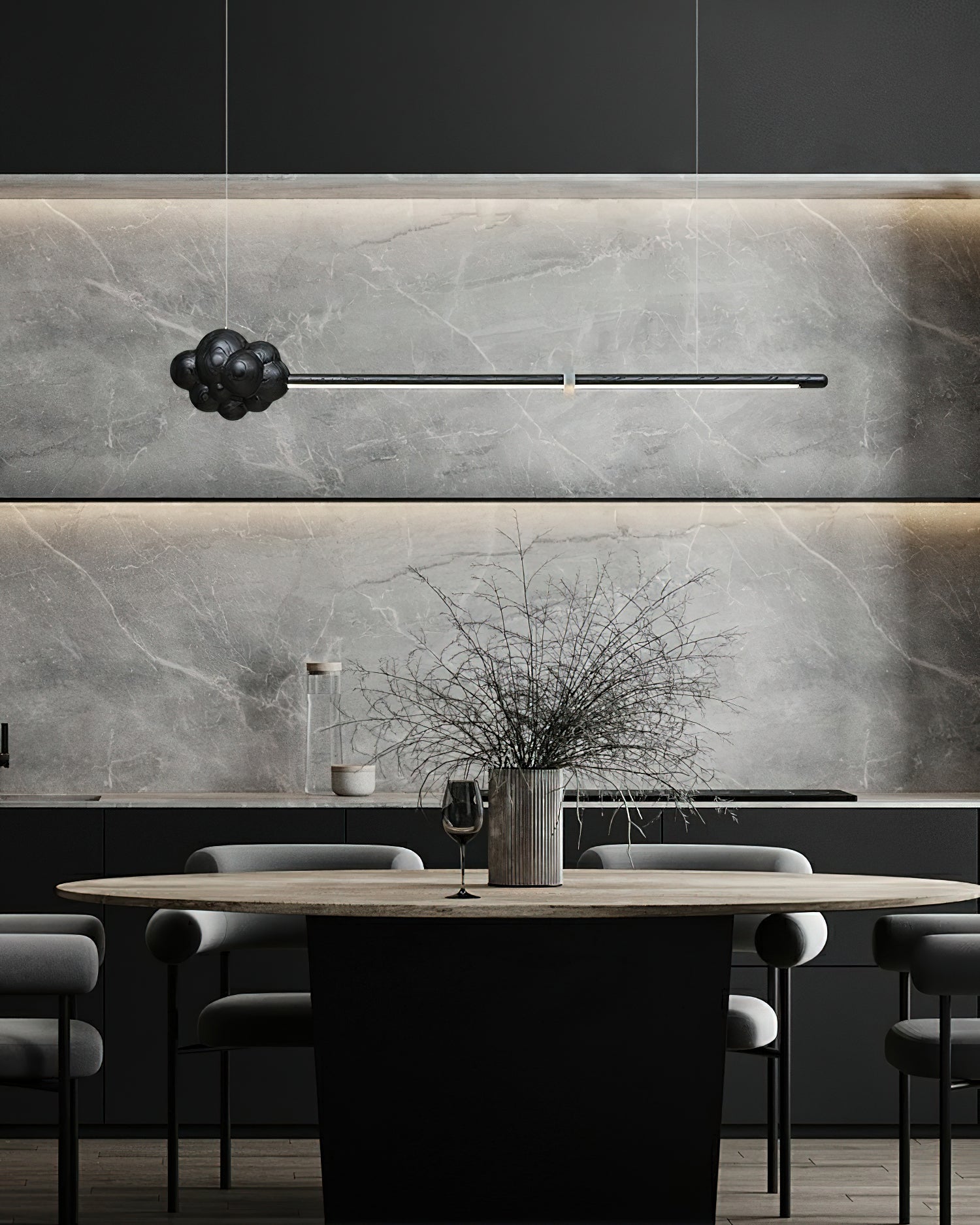 Cloud Stick Chandelier - Letslighting