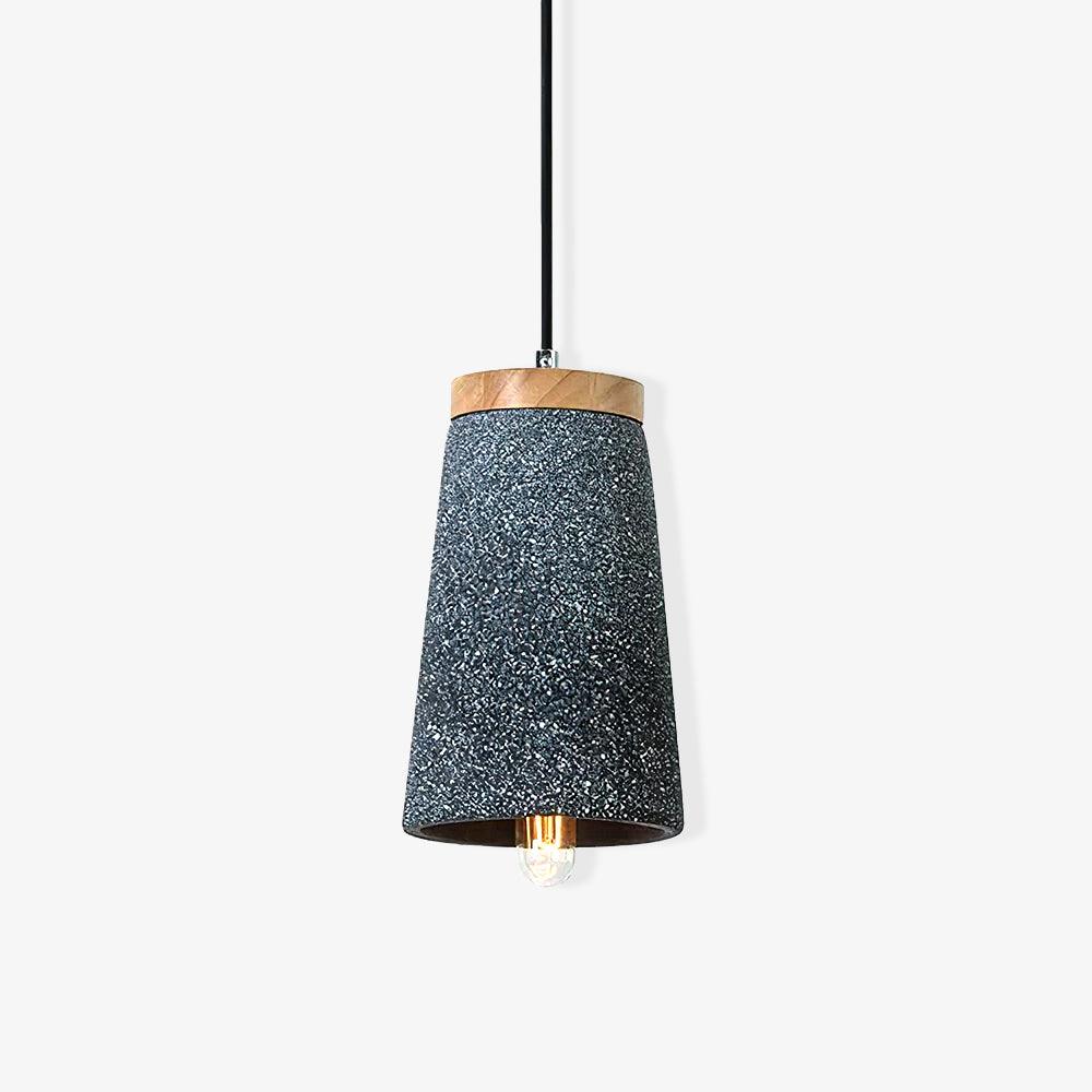 Coburg Wood Cement Pendant Light - Letslighting