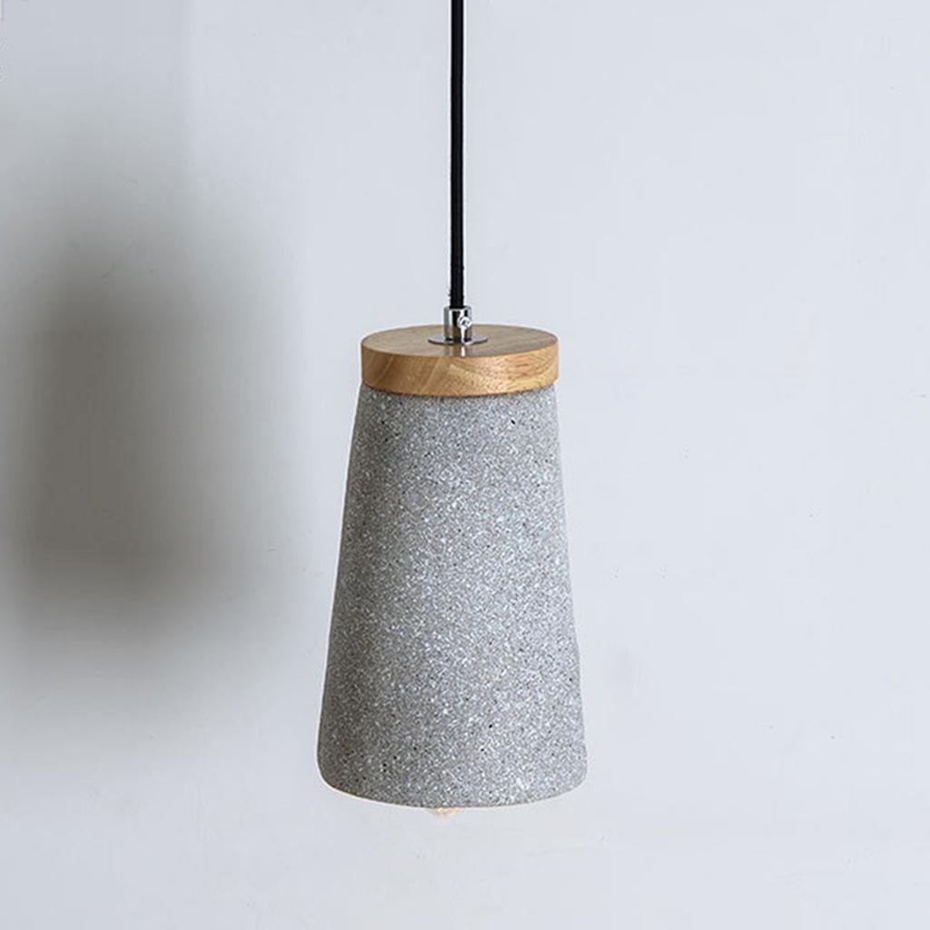 Coburg Wood Cement Pendant Light - Letslighting