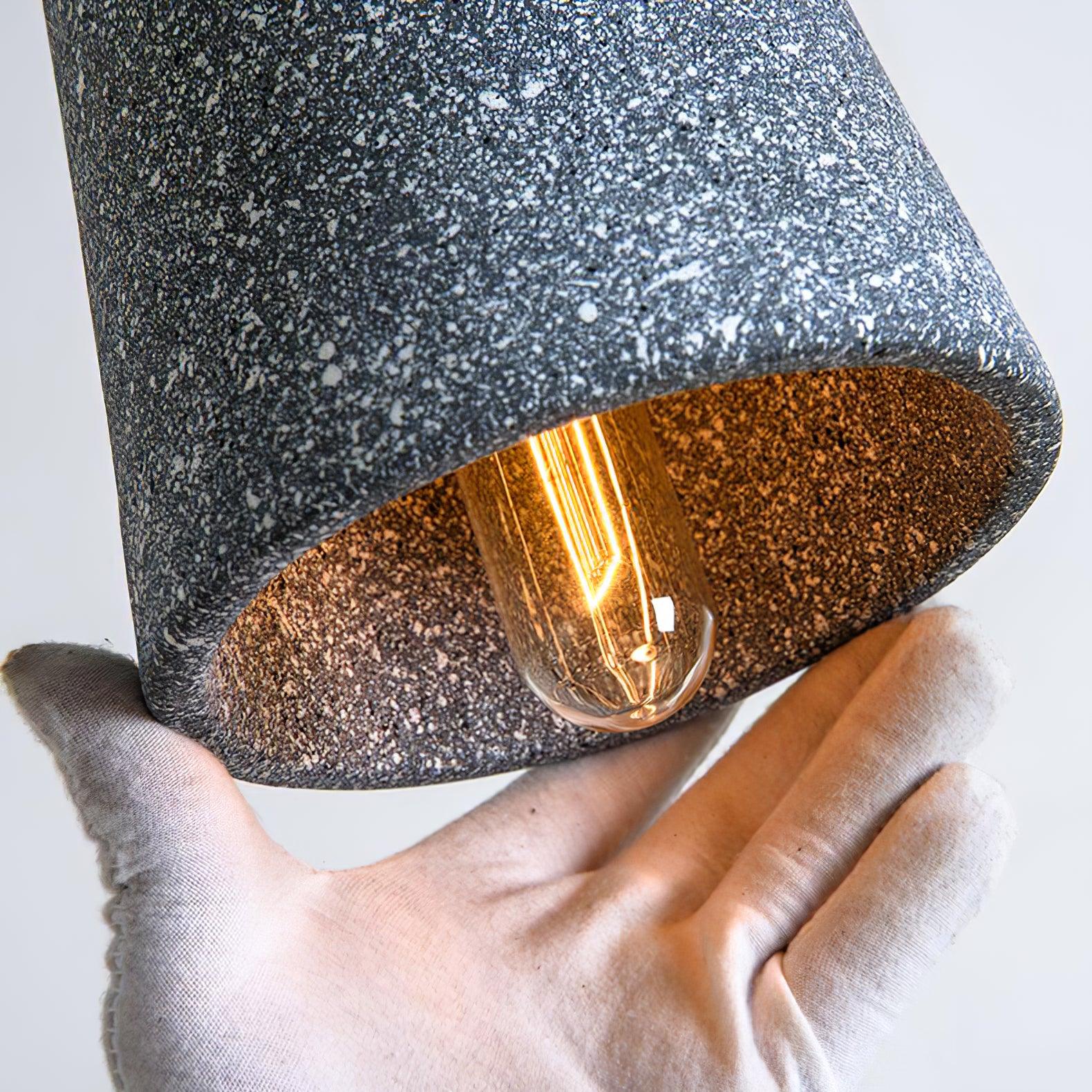 Coburg Wood Cement Pendant Light - Letslighting