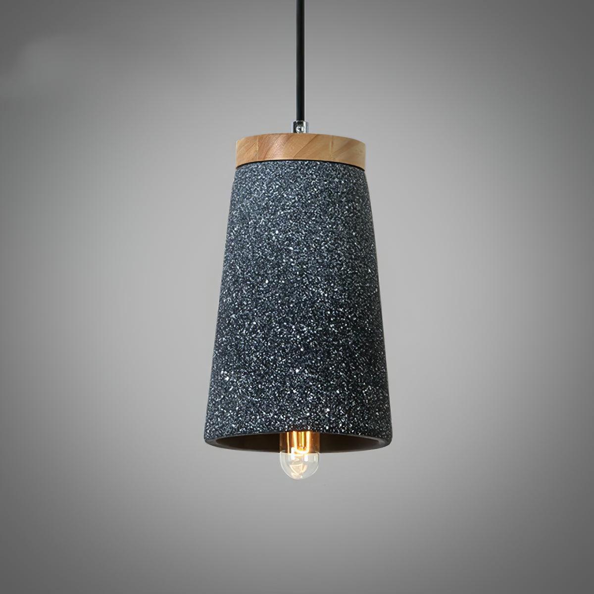 Coburg Wood Cement Pendant Light - Letslighting