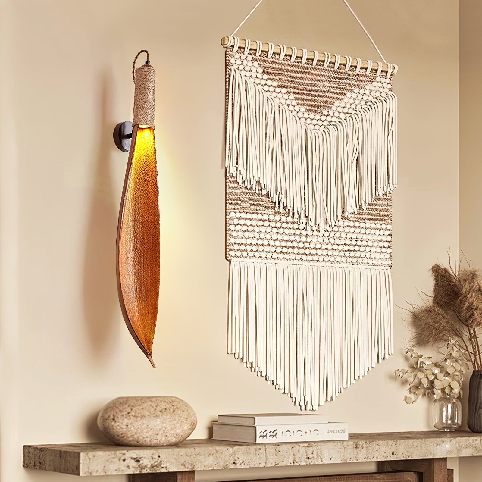 Cocoa Leaf Wall Sconce - Letslighting