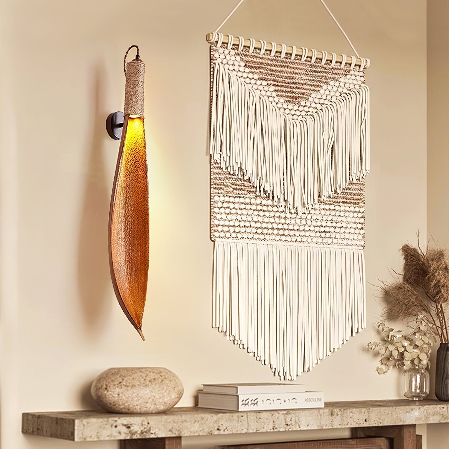Cocoa Leaf Wall Sconce - Letslighting