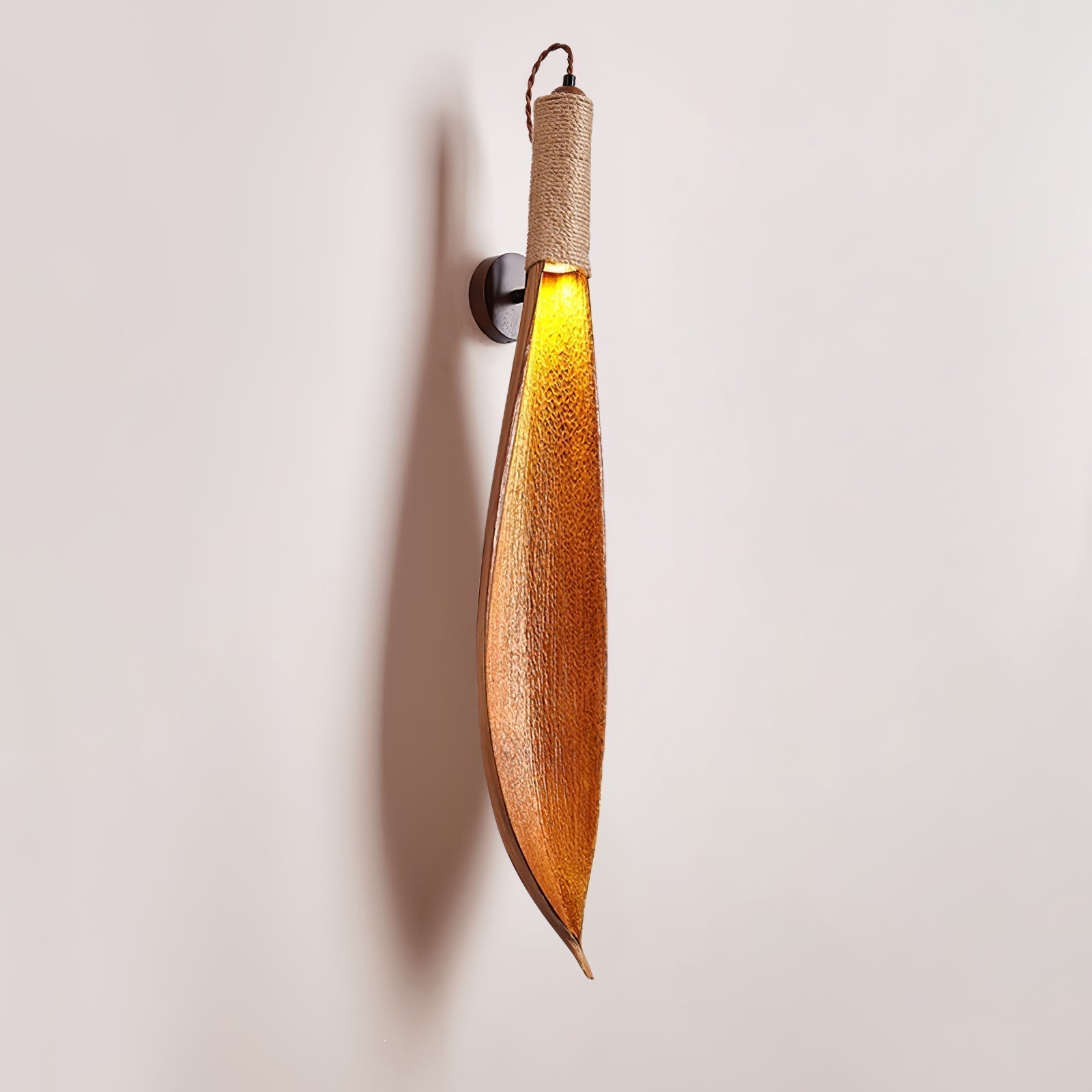 Cocoa Leaf Wall Sconce - Letslighting