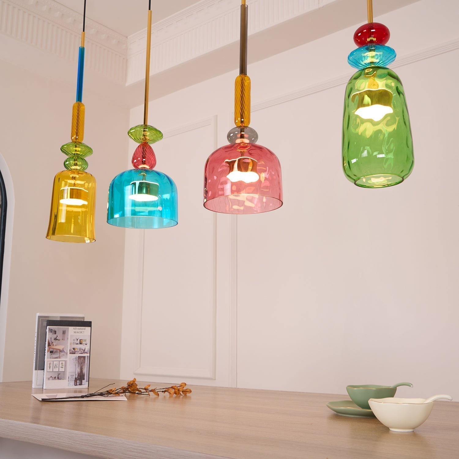 Muse Bohemian Glass Pendant Lamp - Letslighting