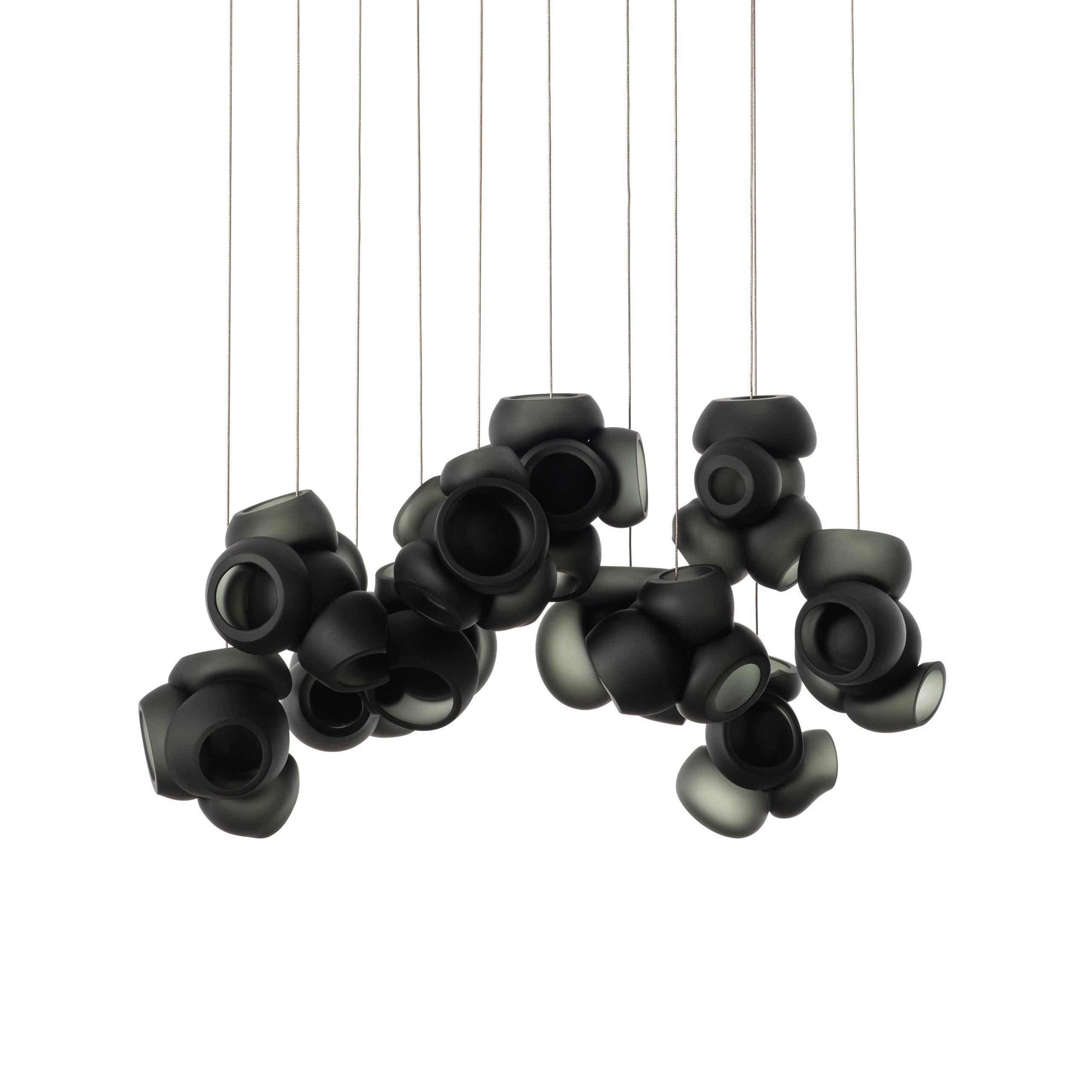 Zamarir Bubbles Cluster Metal Glass Pendant Light - Letslighting