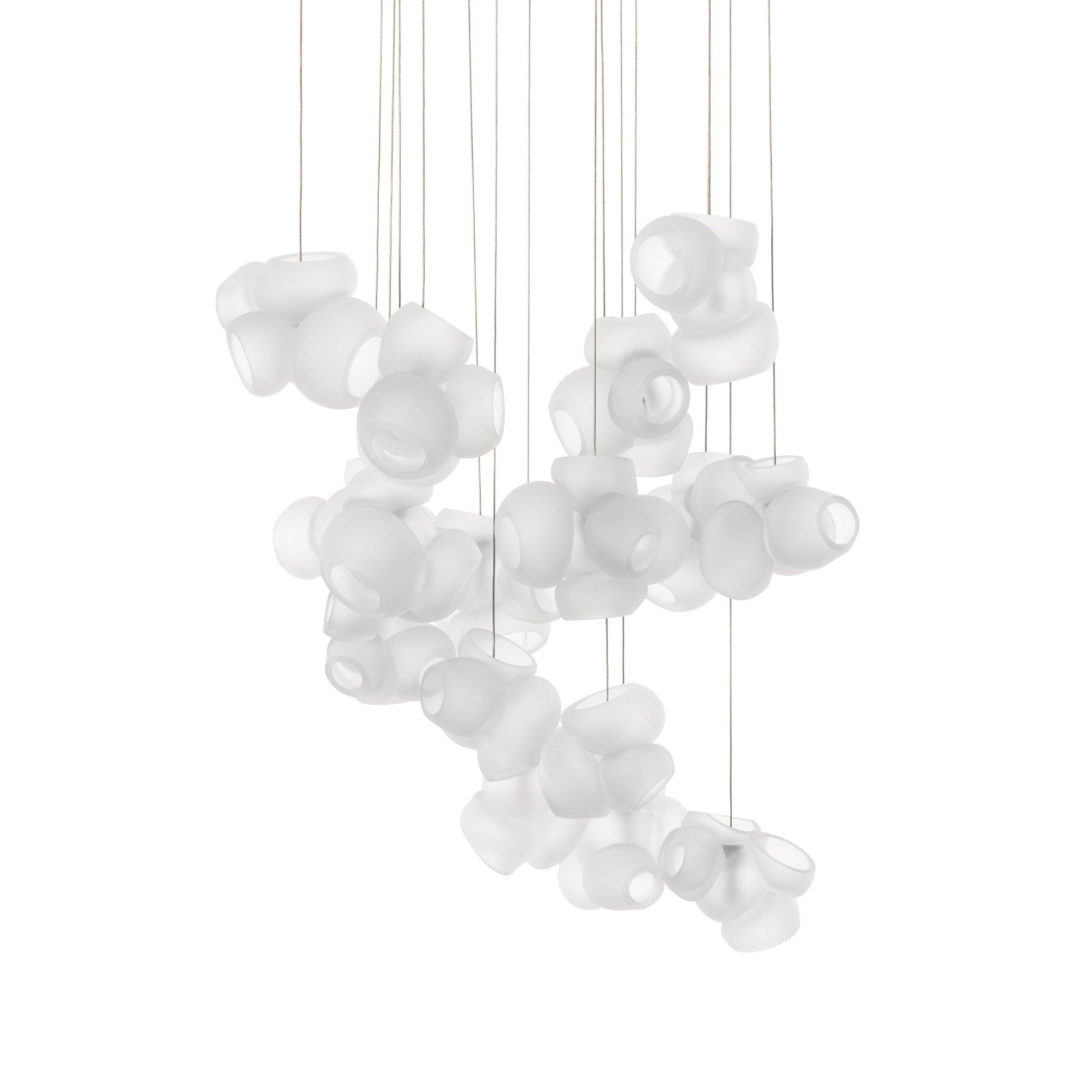 Zamarir Bubbles Cluster Metal Glass Pendant Light - Letslighting