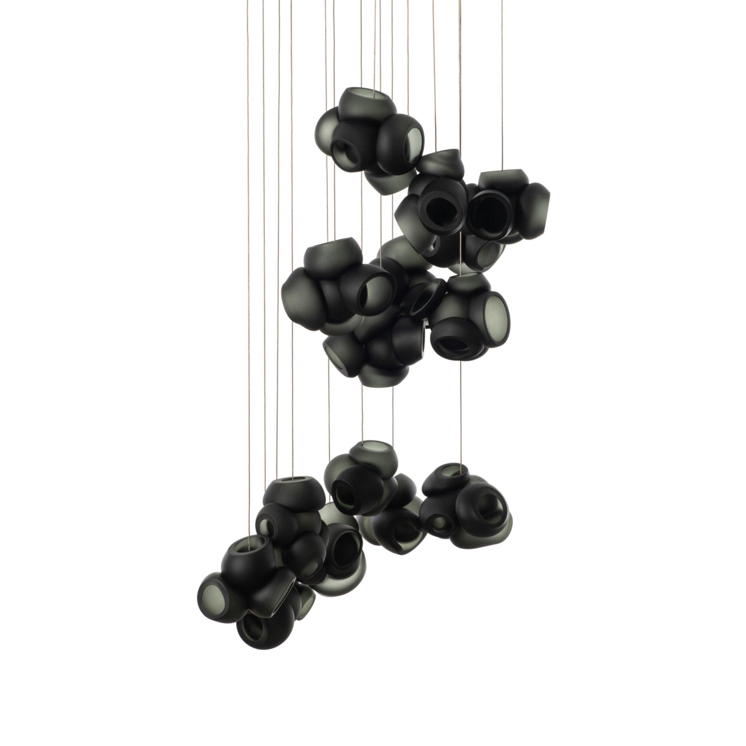 Zamarir Bubbles Cluster Metal Glass Pendant Light - Letslighting