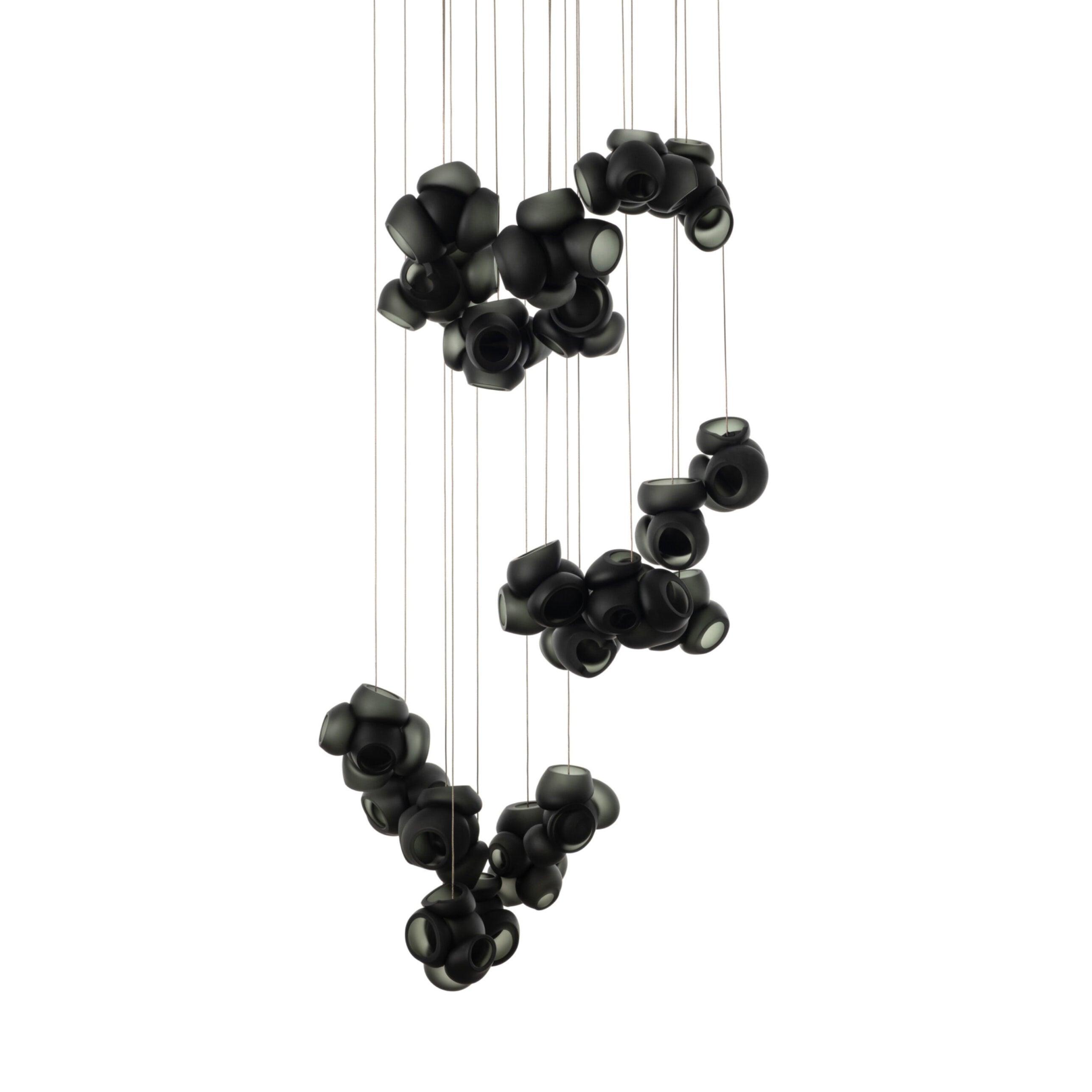 Zamarir Bubbles Cluster Metal Glass Pendant Light - Letslighting