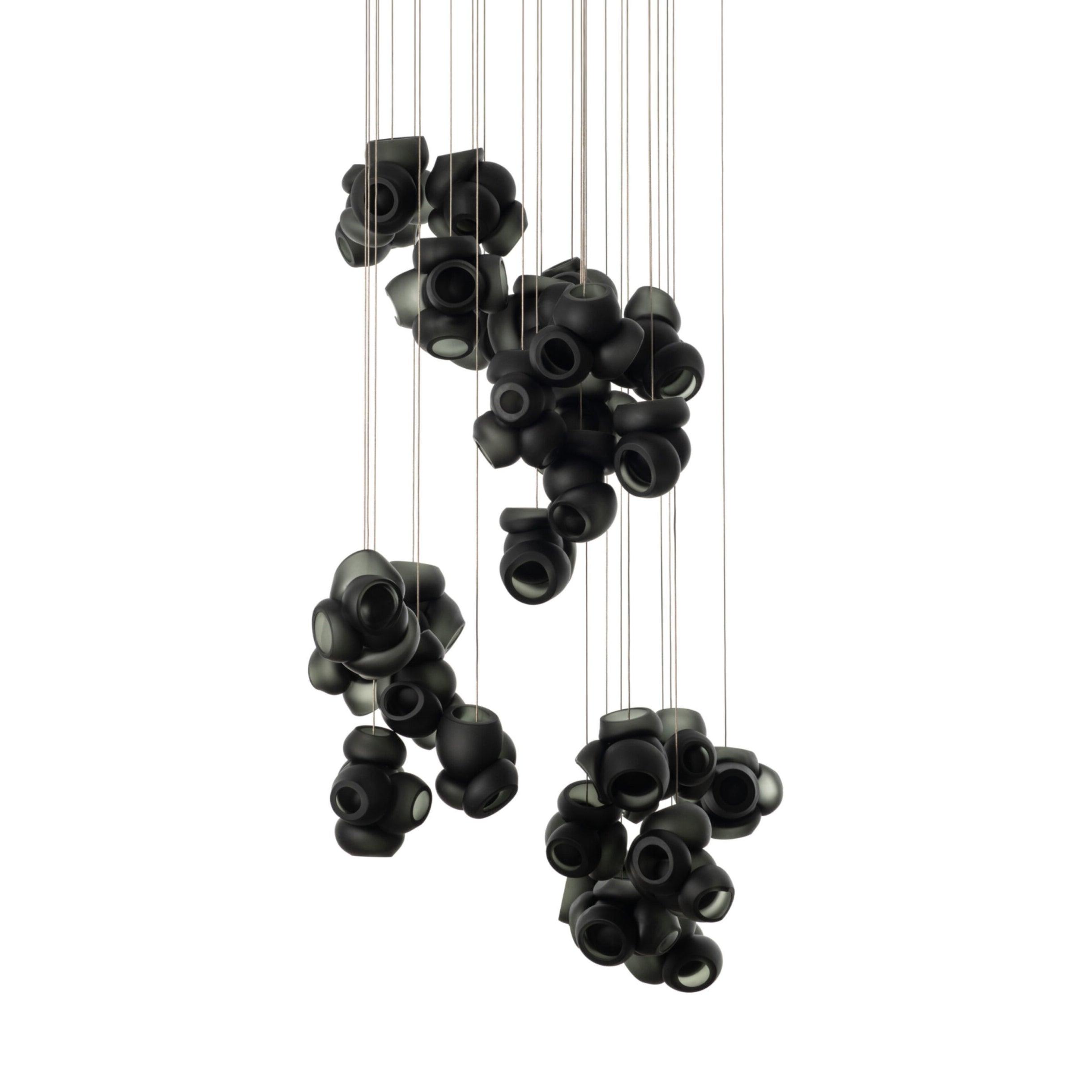 Zamarir Bubbles Cluster Metal Glass Pendant Light - Letslighting