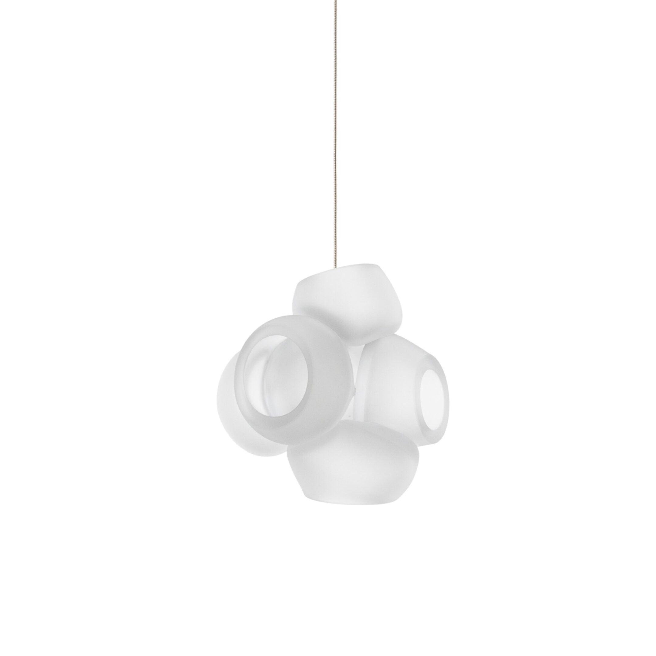 Zamarir Bubbles Cluster Metal Glass Pendant Light - Letslighting