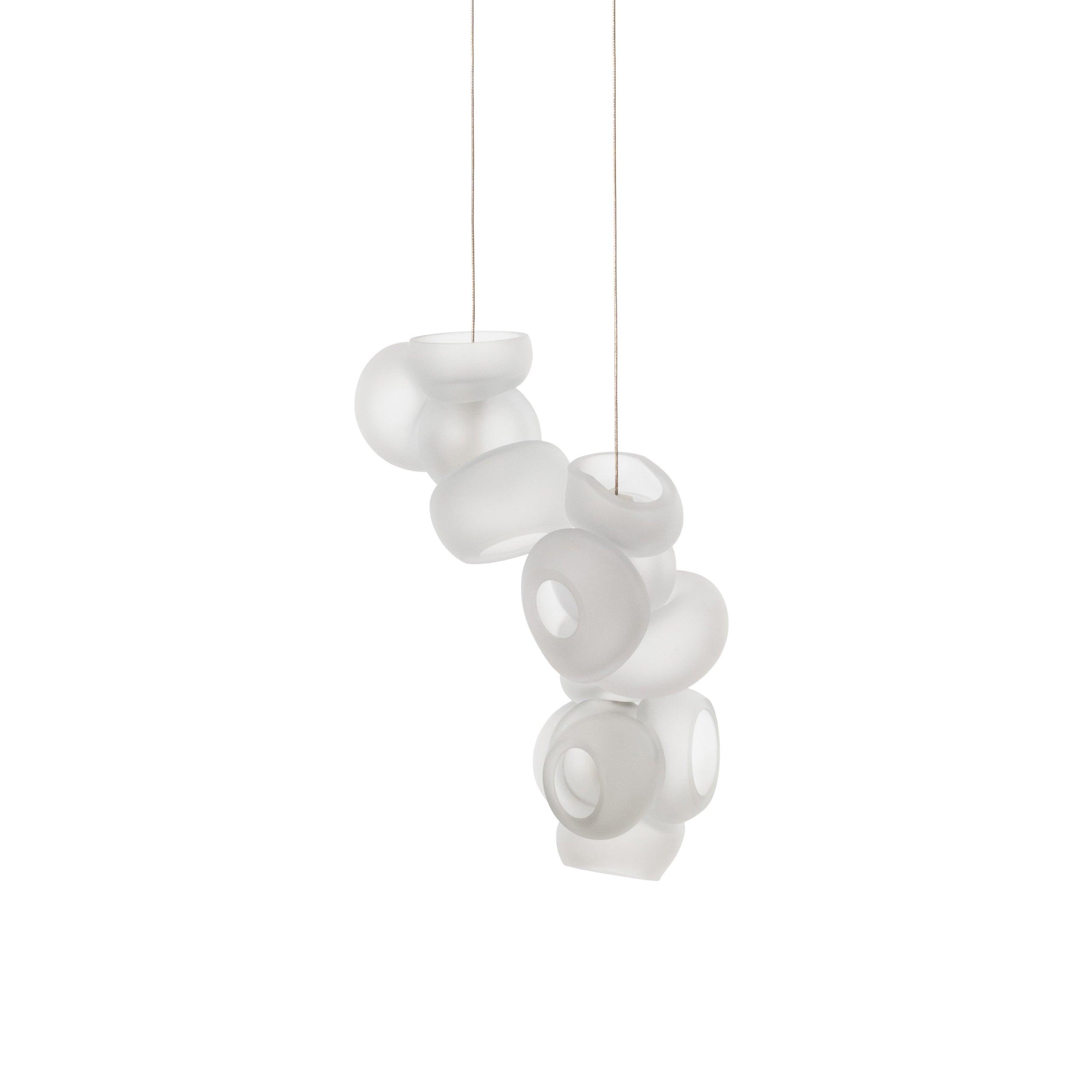 Zamarir Bubbles Cluster Metal Glass Pendant Light - Letslighting