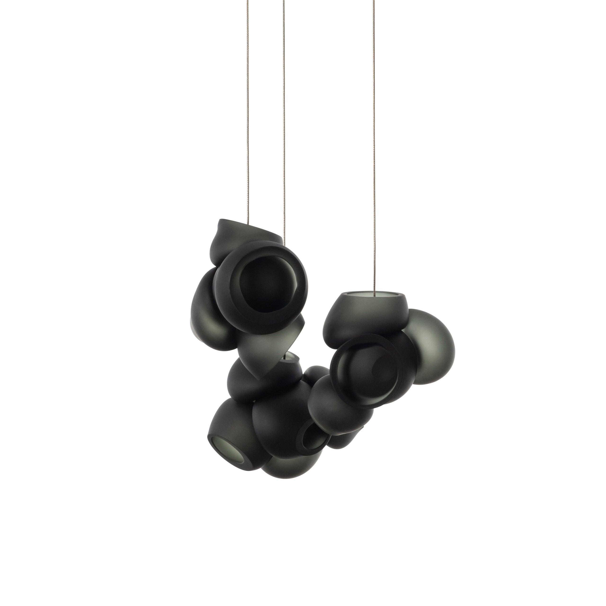 Zamarir Bubbles Cluster Metal Glass Pendant Light - Letslighting