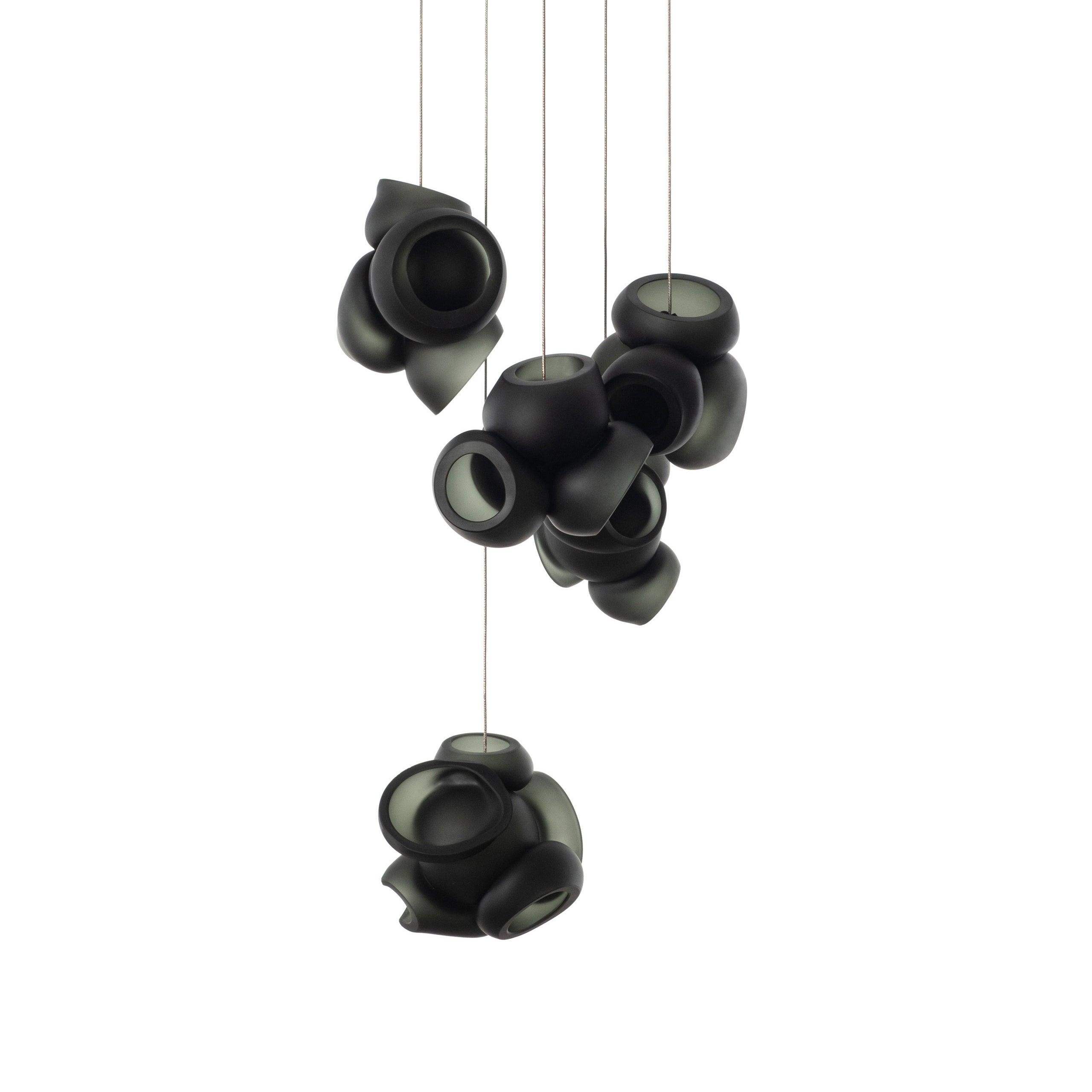 Zamarir Bubbles Cluster Metal Glass Pendant Light - Letslighting