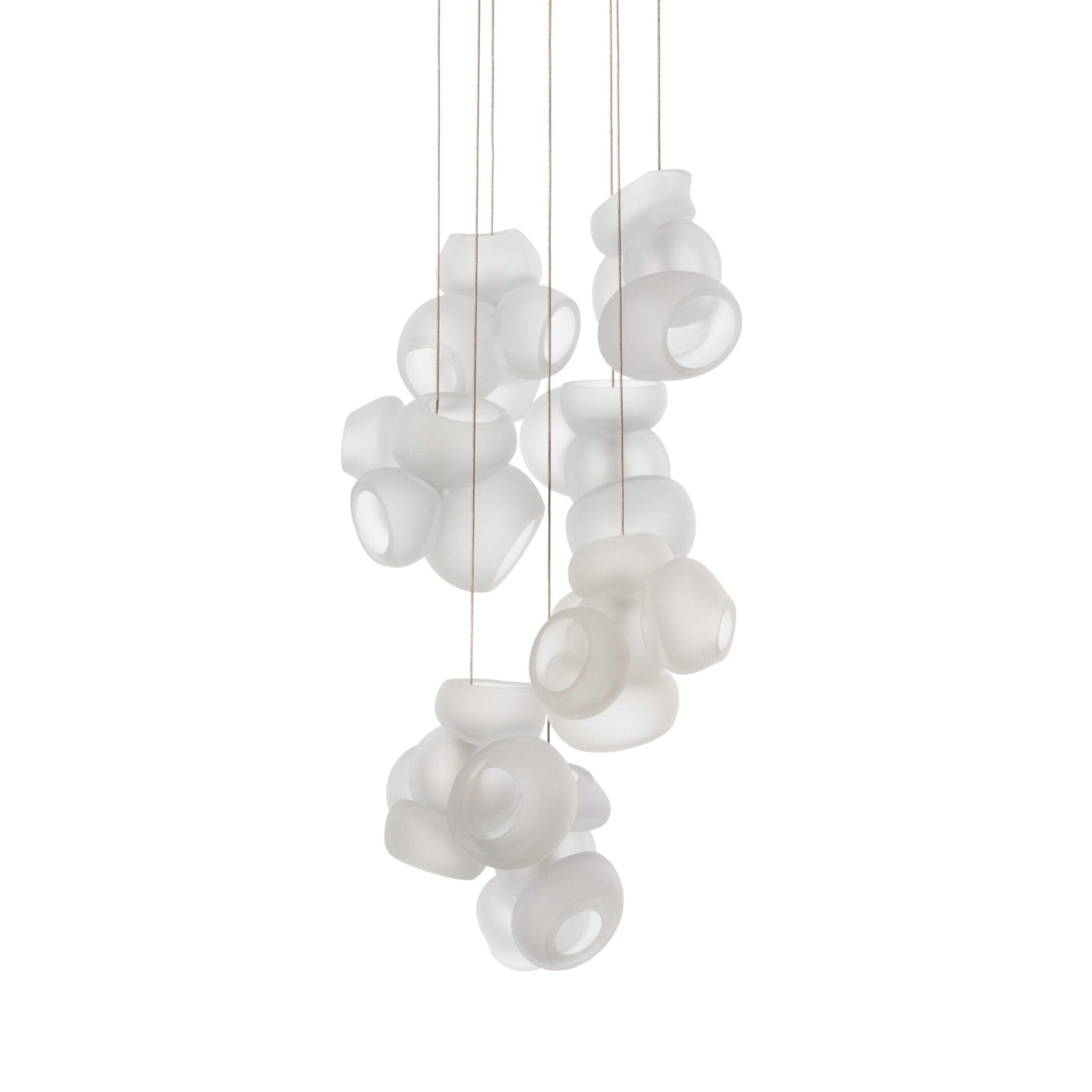 Zamarir Bubbles Cluster Metal Glass Pendant Light - Letslighting