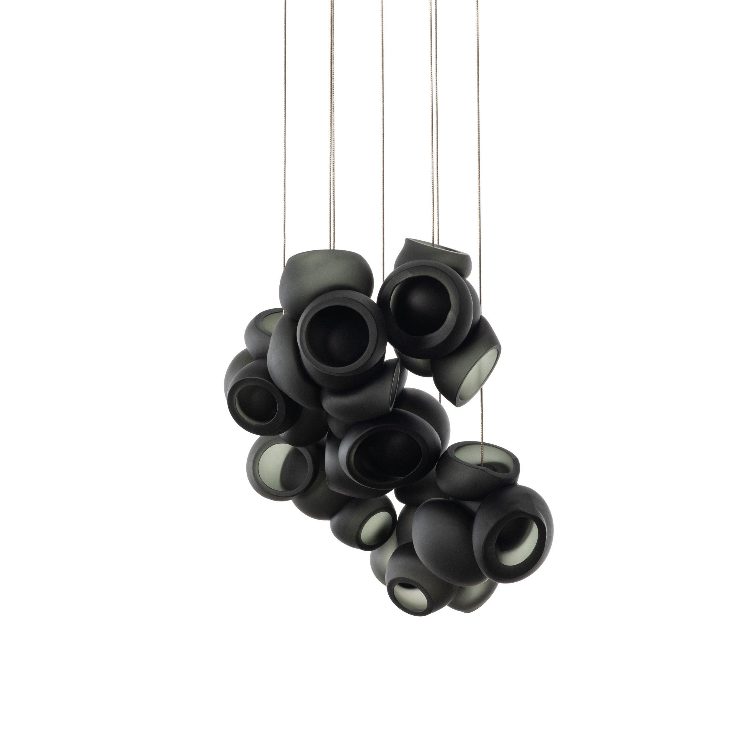 Zamarir Bubbles Cluster Metal Glass Pendant Light - Letslighting