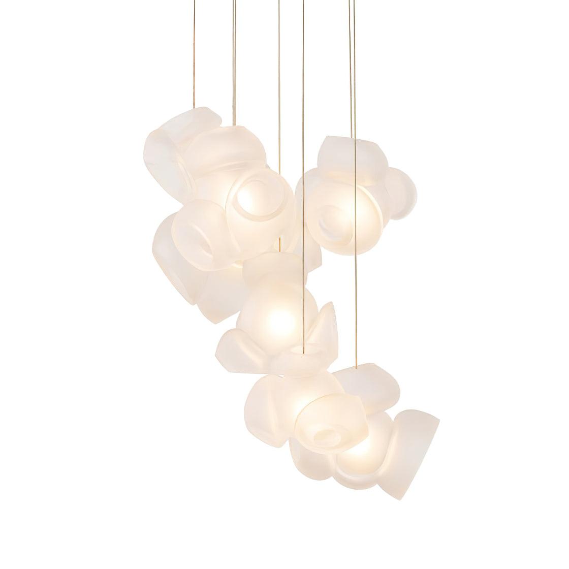 Zamarir Bubbles Cluster Metal Glass Pendant Light - Letslighting