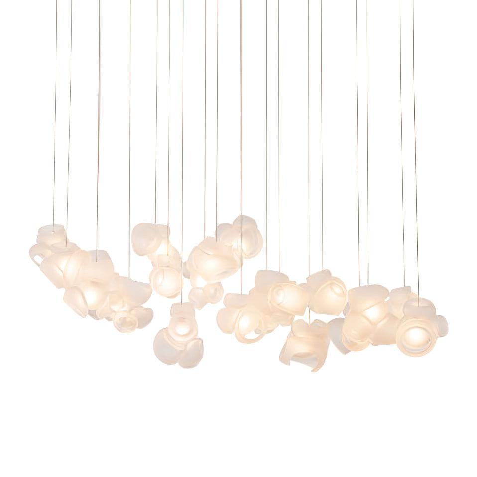 Zamarir Bubbles Cluster Metal Glass Pendant Light - Letslighting