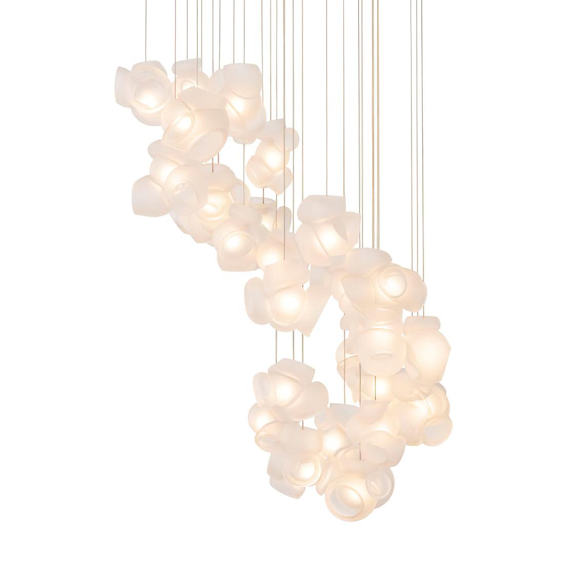 Zamarir Bubbles Cluster Metal Glass Pendant Light - Letslighting