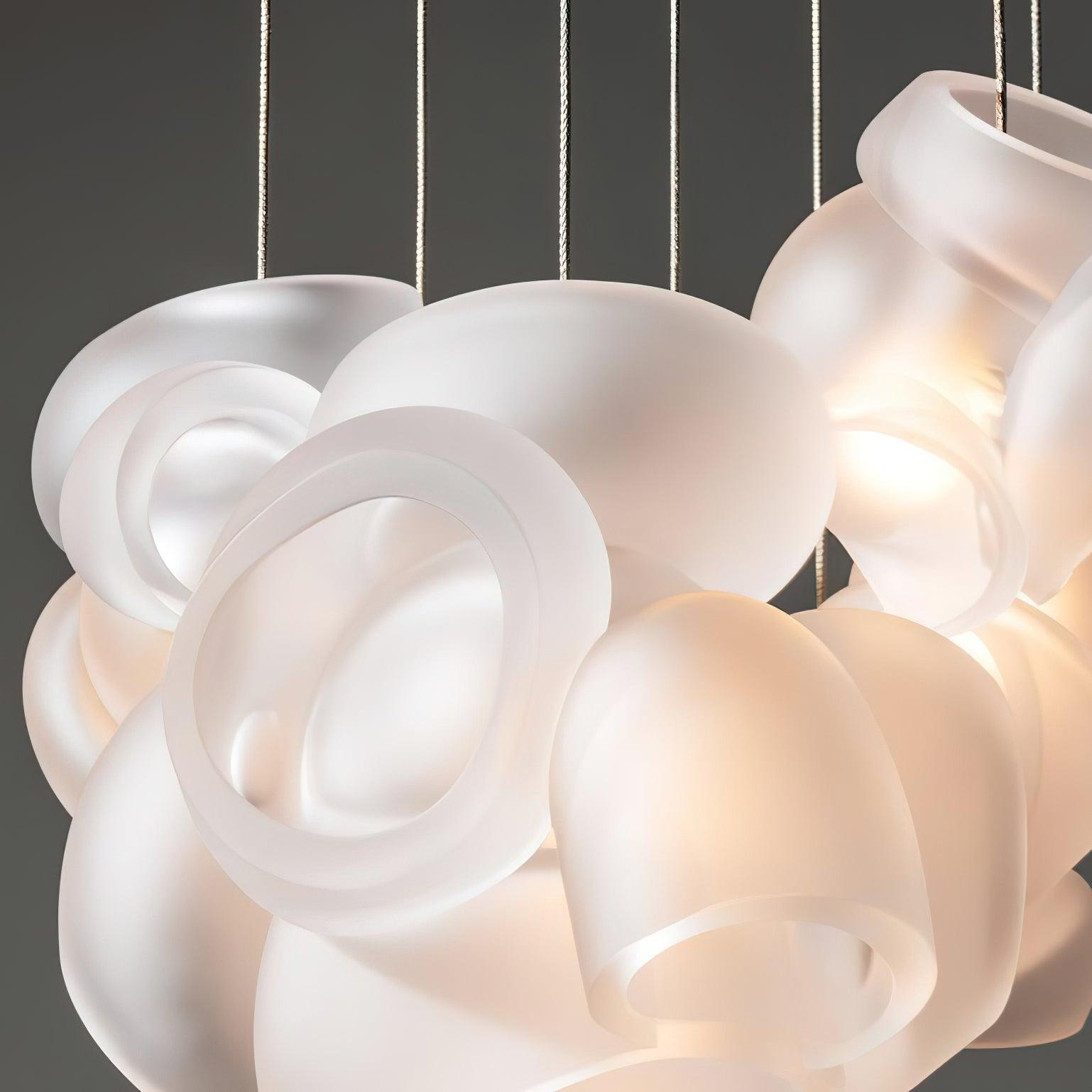 Zamarir Bubbles Cluster Metal Glass Pendant Light - Letslighting