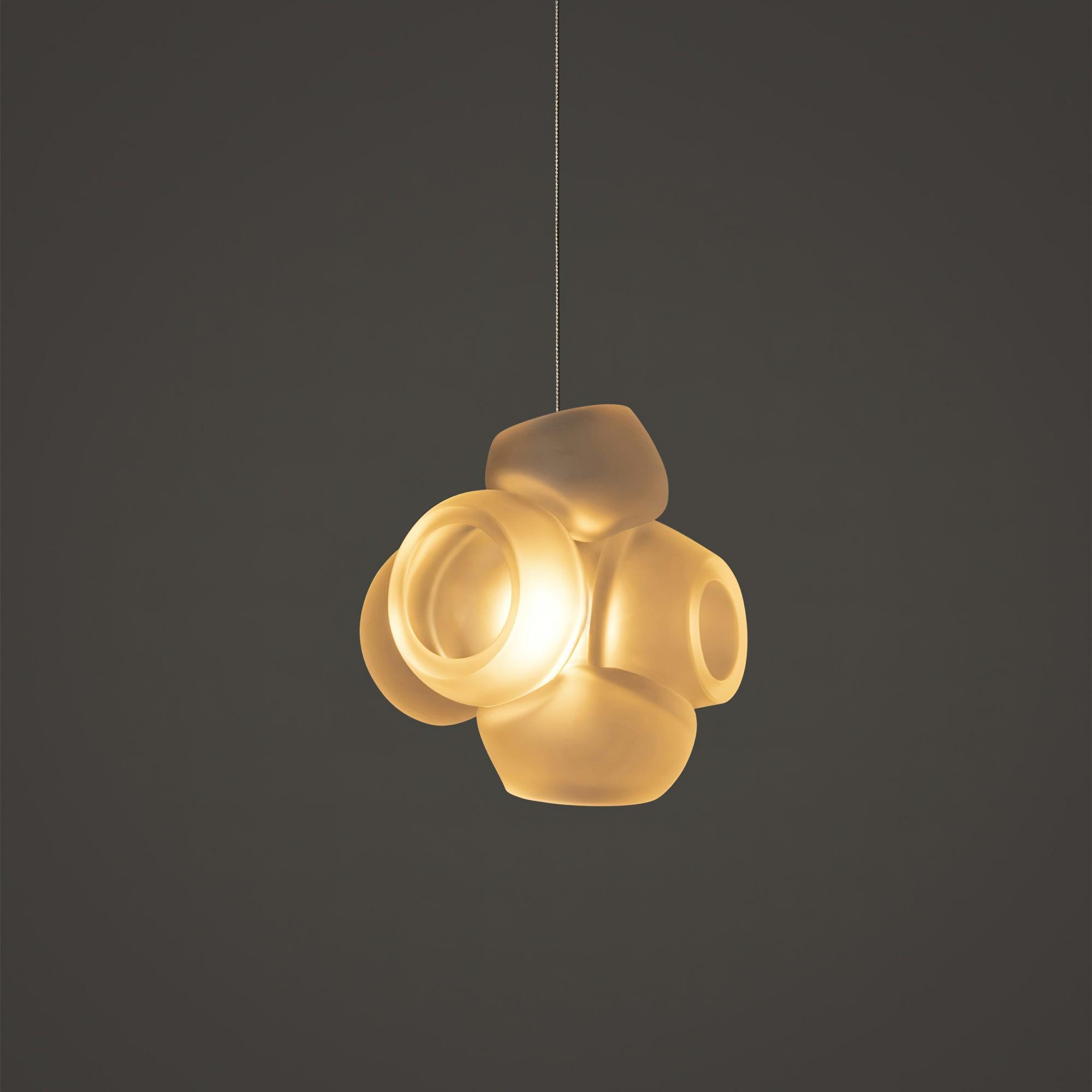Zamarir Bubbles Cluster Metal Glass Pendant Light - Letslighting