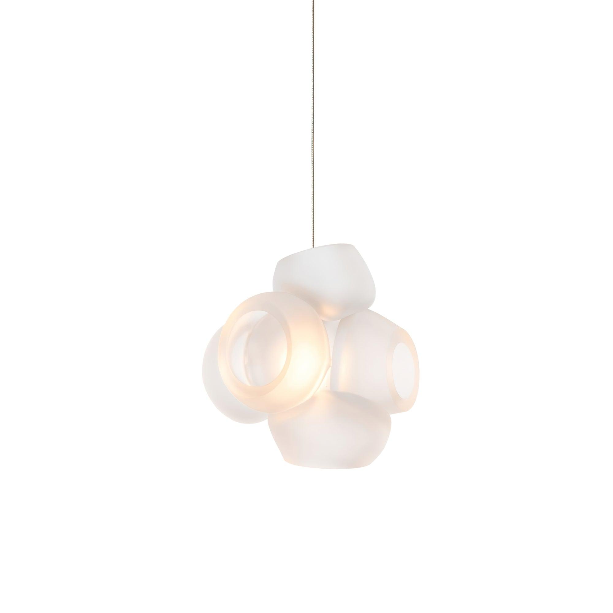 Zamarir Bubbles Cluster Metal Glass Pendant Light - Letslighting