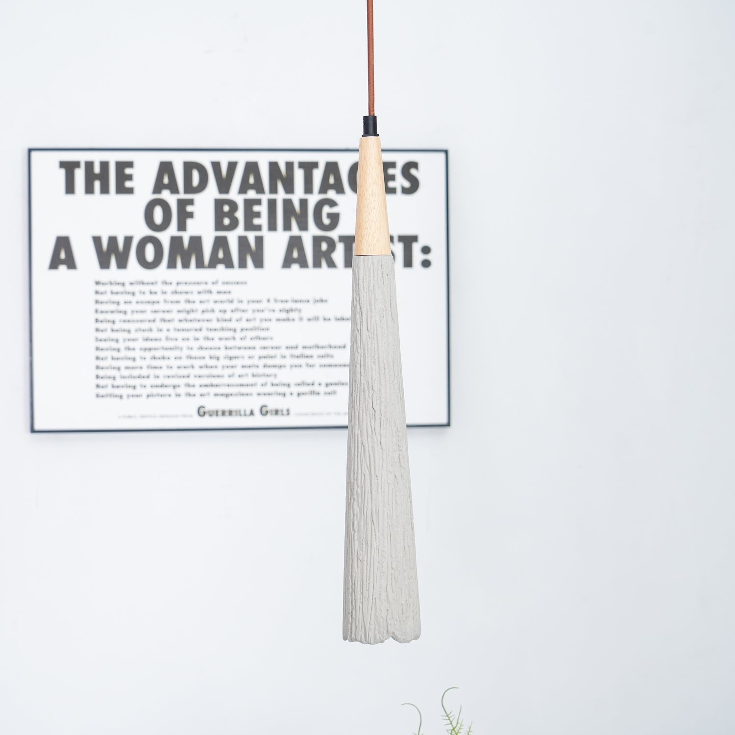 Concrete Pleated Pendant Lamp - Letslighting