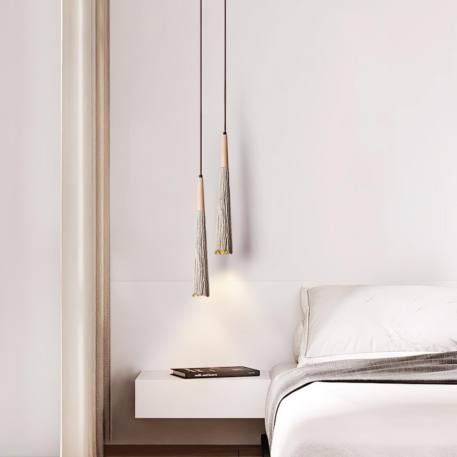 Concrete Pleated Pendant Lamp - Letslighting