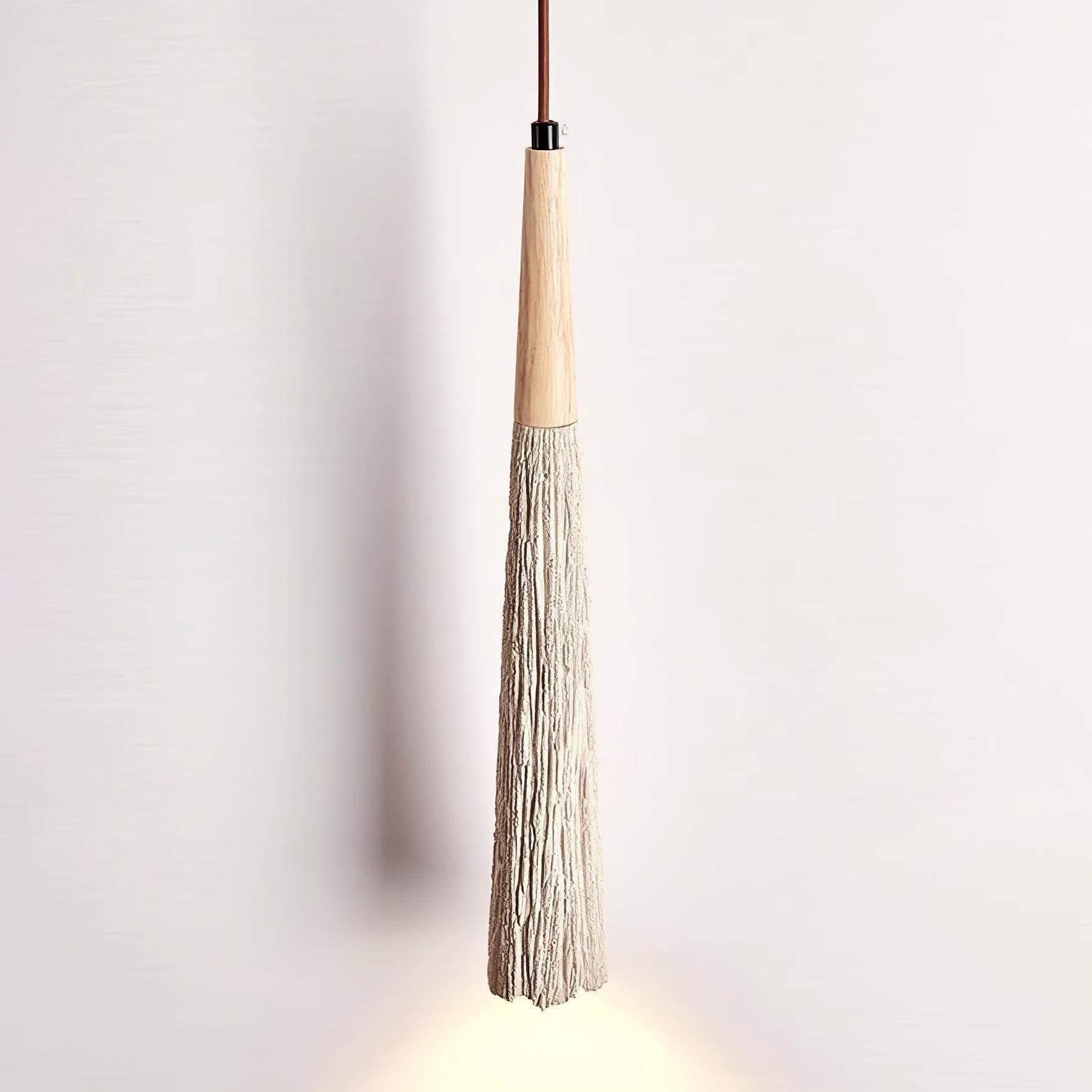 Concrete Pleated Pendant Lamp - Letslighting