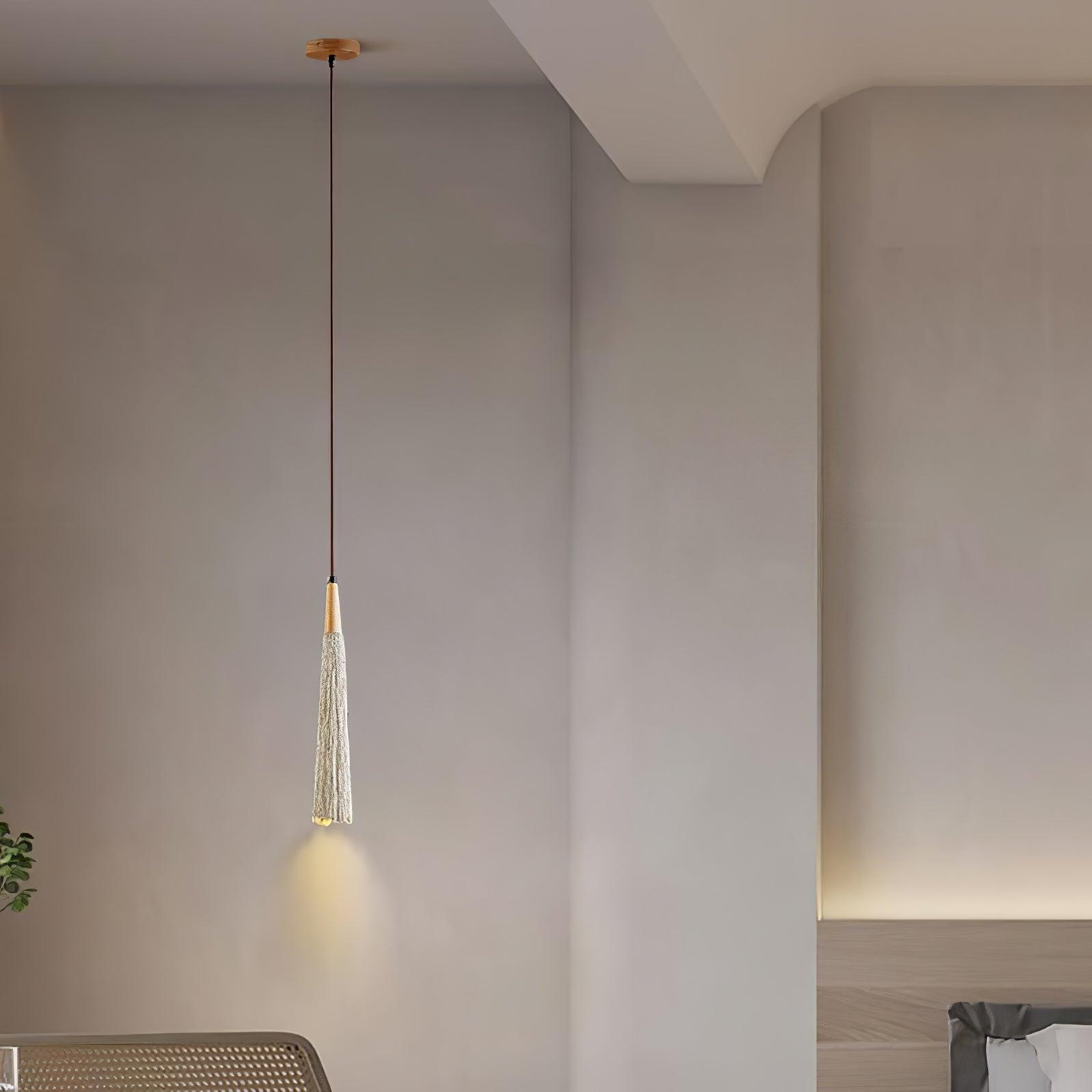 Concrete Pleated Pendant Lamp - Letslighting