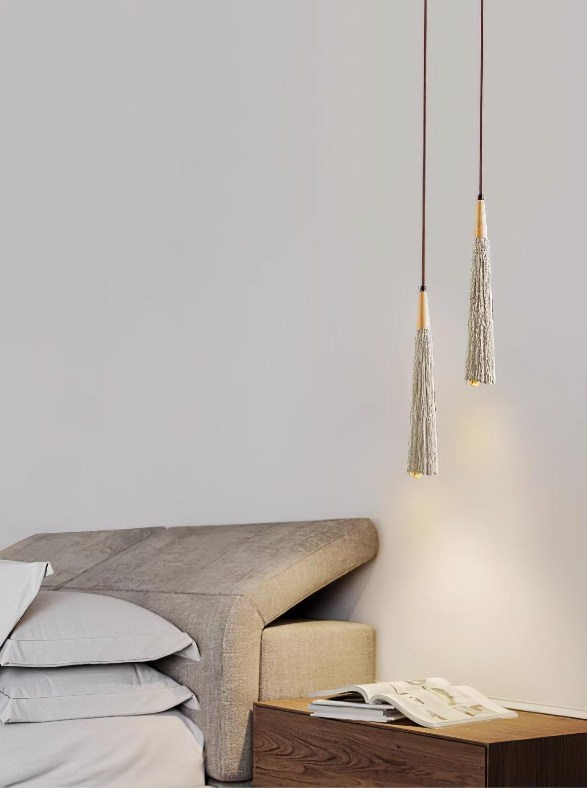 Concrete Pleated Pendant Lamp - Letslighting
