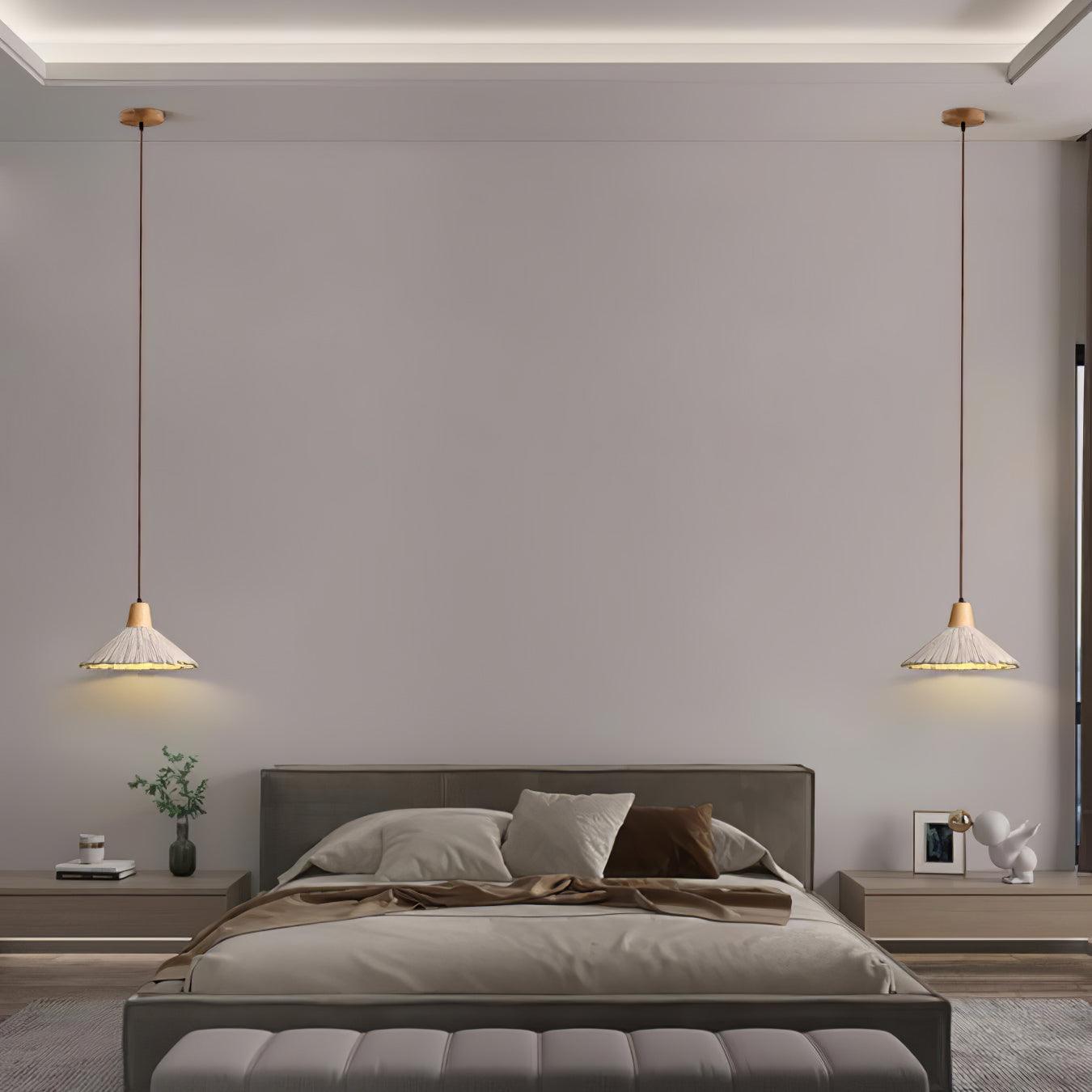 Concrete Pleated Pendant Lamp - Letslighting