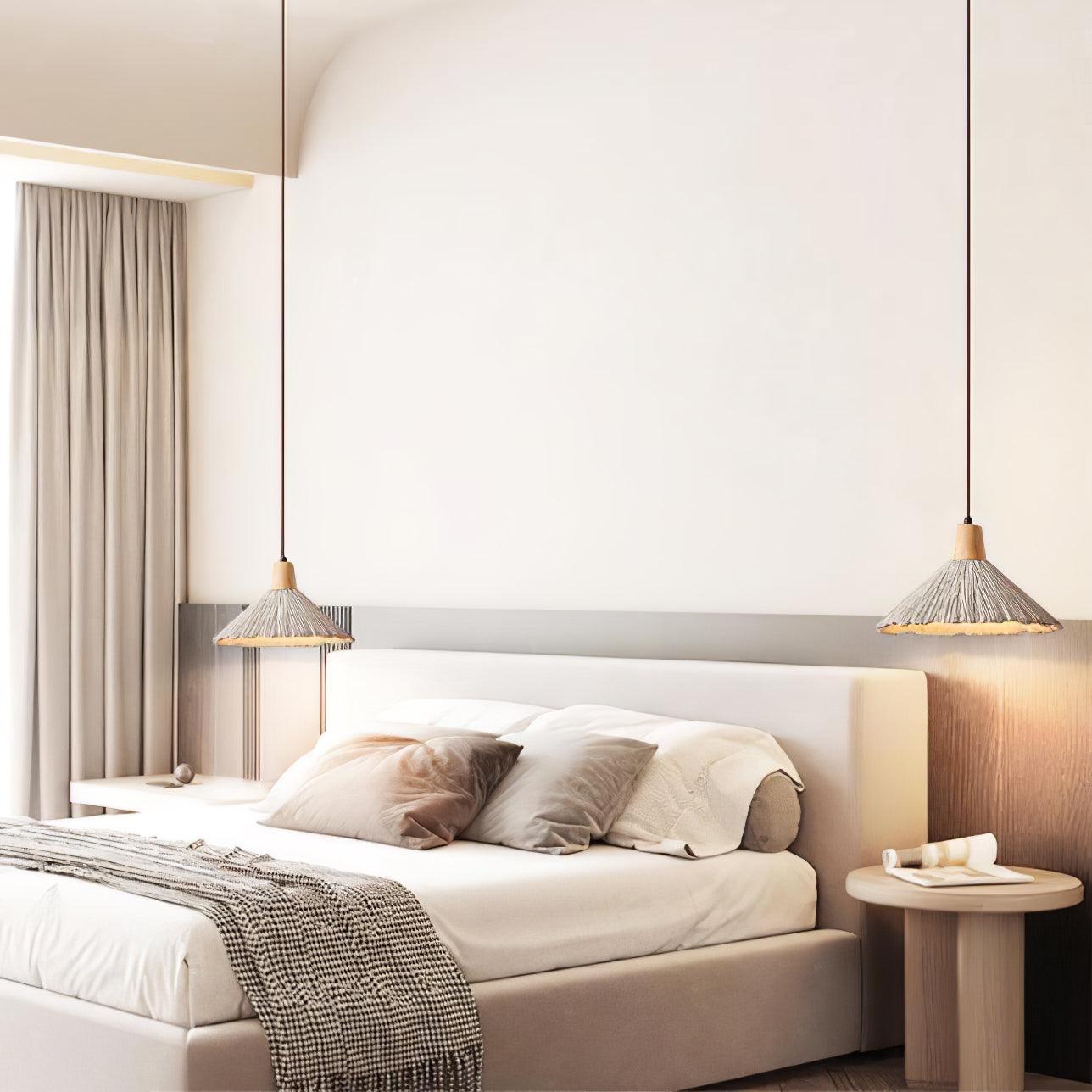 Concrete Pleated Pendant Lamp - Letslighting