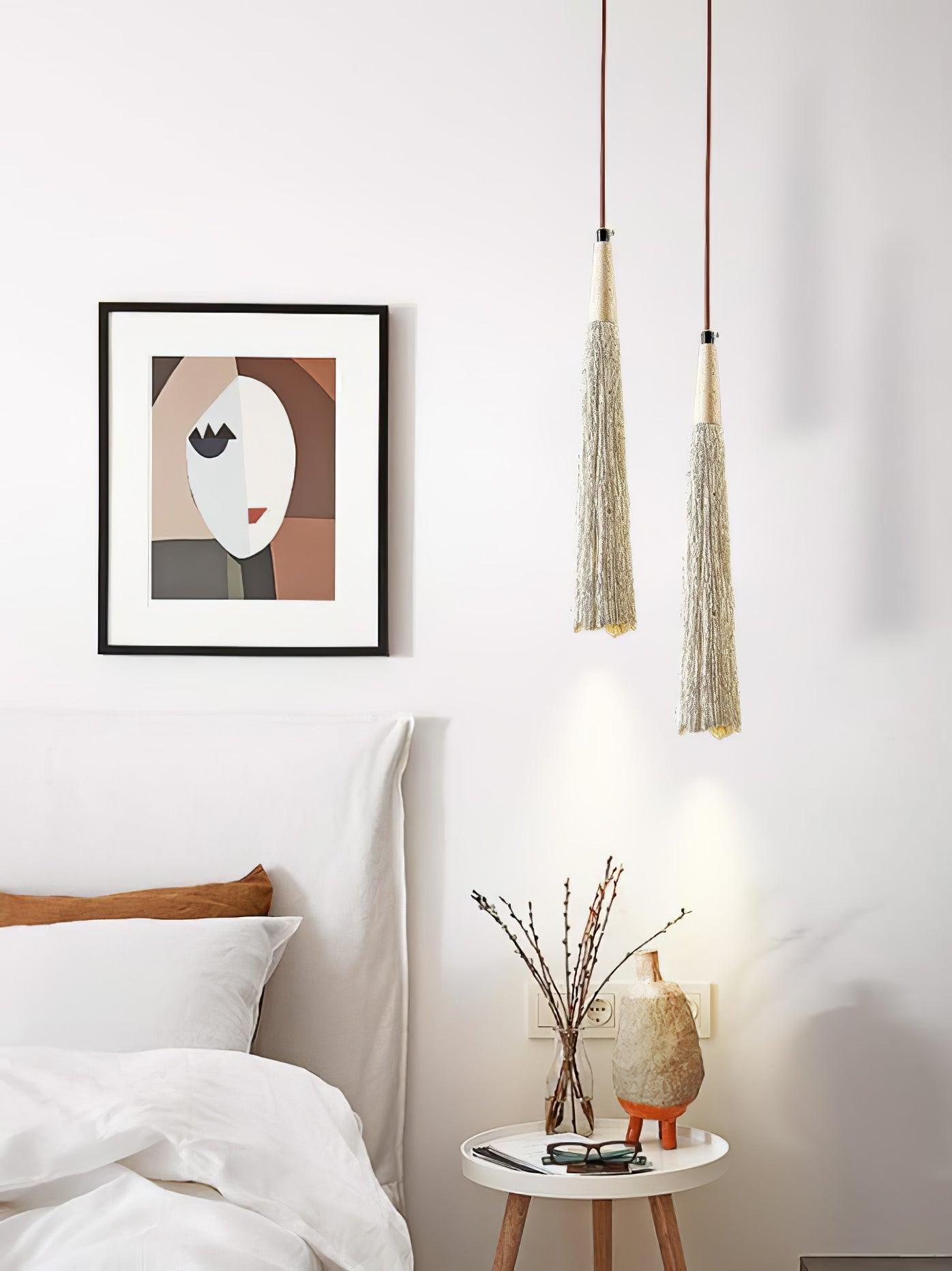 Concrete Pleated Pendant Lamp - Letslighting