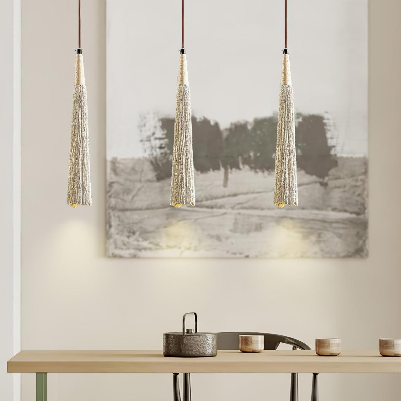 Concrete Pleated Pendant Lamp - Letslighting